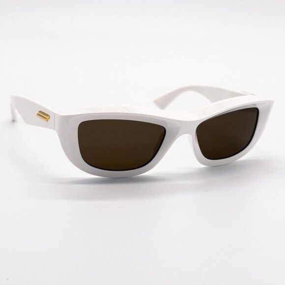 Bottega Veneta NEW BOTTEGA VENETA SUNGLASSES BV1326S 004 IVORY WOMEN EYEWEA Size ONE SIZE - 4 Thumbnail