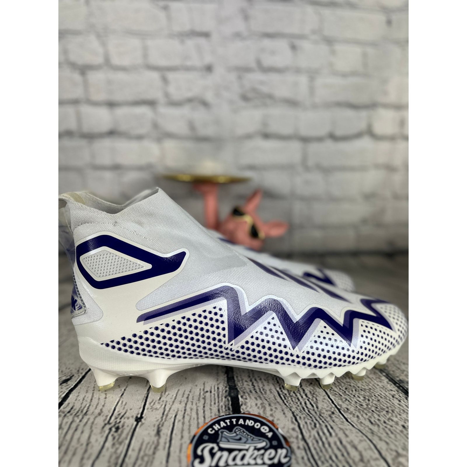 Adidas Adidas Freak Ultra 22 Mens Size 14 White Purple Primeknit Size US 14 / EU 47 - 6 Thumbnail