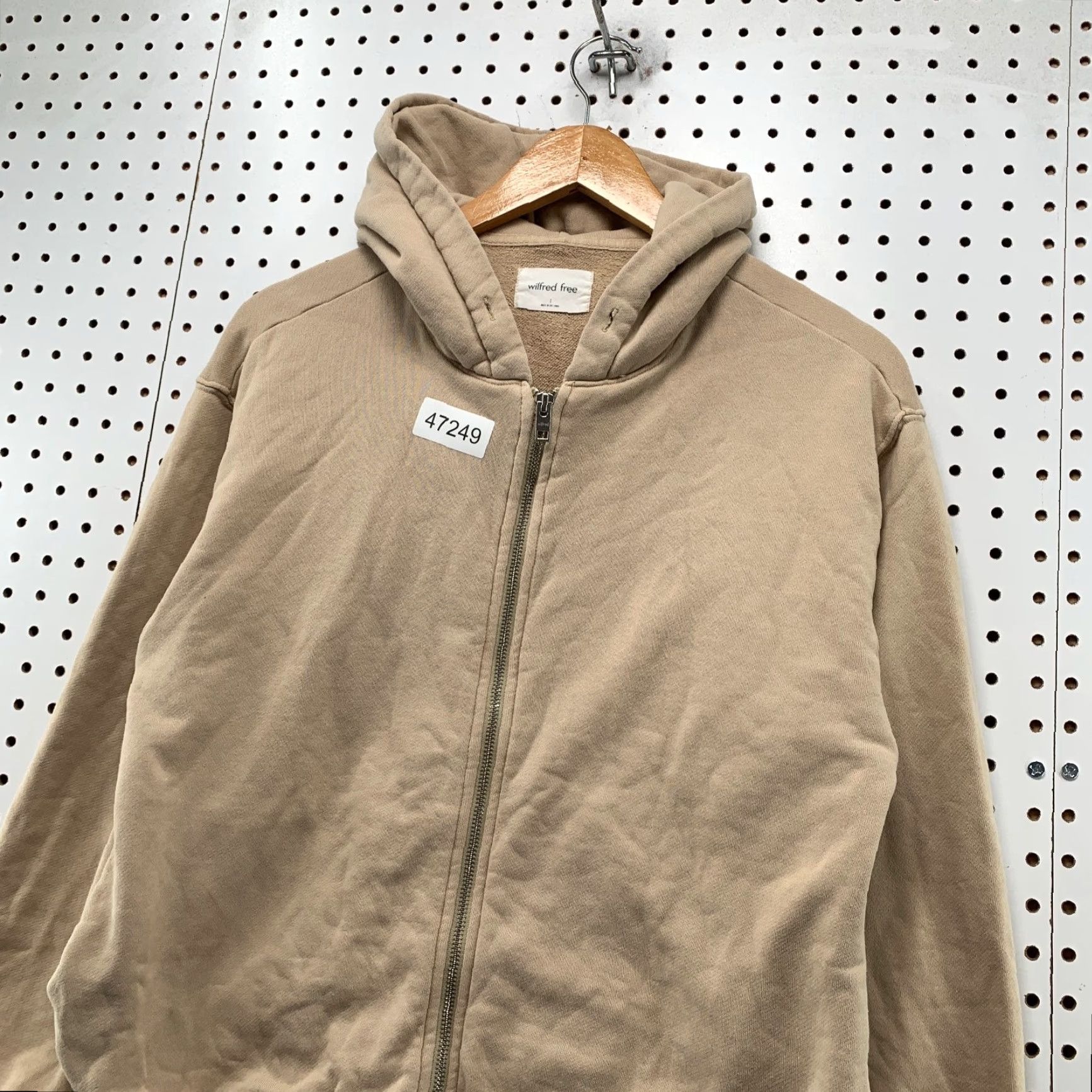 Aritzia Aritzia Wilfred Free Hoodie Sweatshirt Womens Size 1 Beige Tan Hooded Size S / US 4 / IT 40 - 7 Thumbnail
