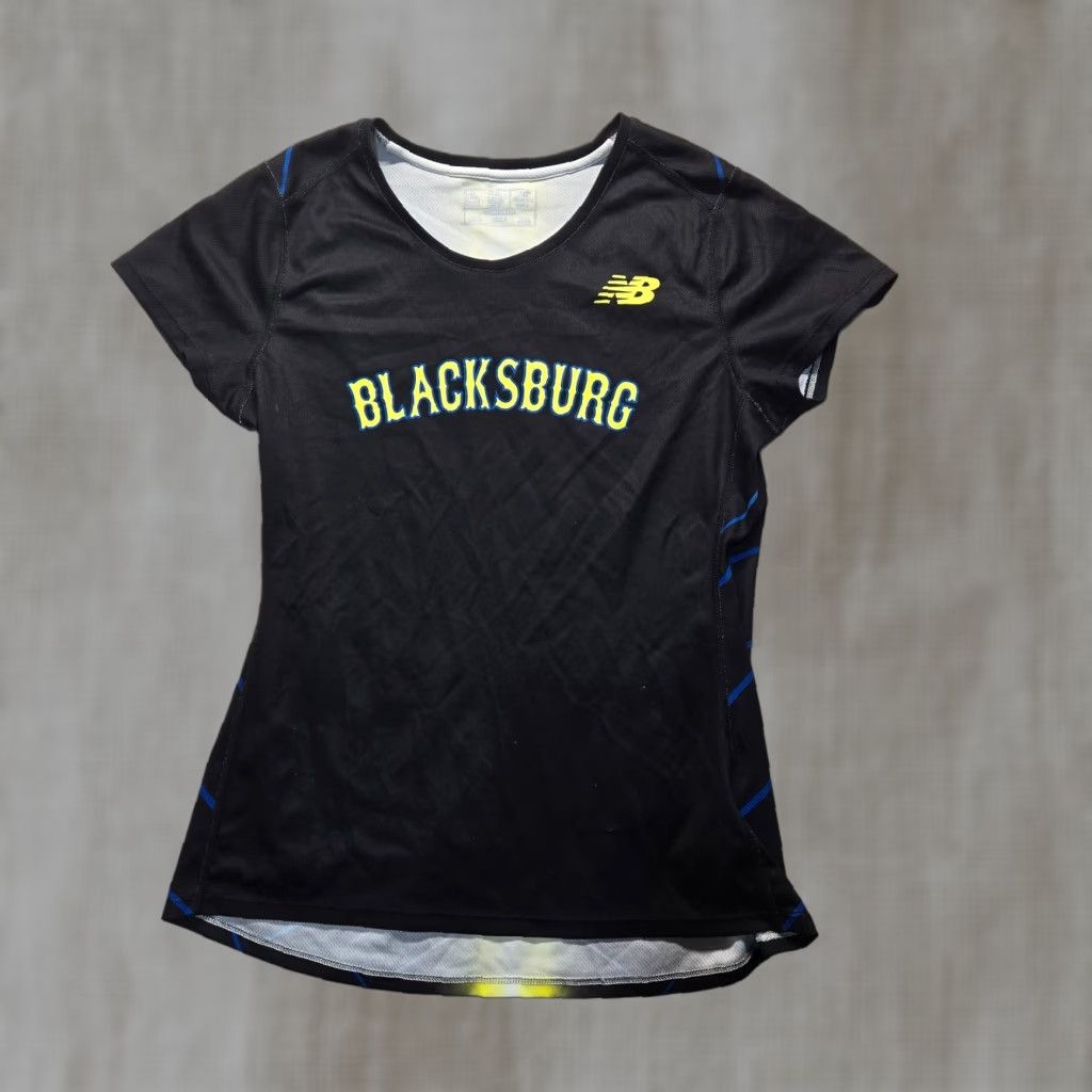 New Balance New Balance Shirt Womens L Black Activewear Adult Large Virginia 90s? Size L / US 10 / IT 46 - 1 Thumbnail
