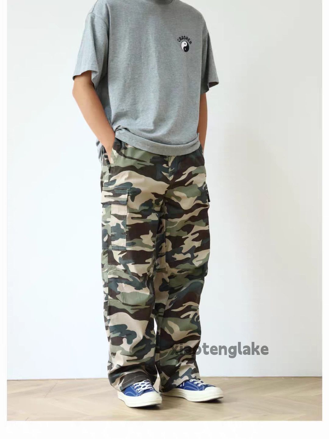 Vintage zx junyawatanabe Prada style Military outdoor camo pants Size US 30 / EU 46 - 1 Thumbnail