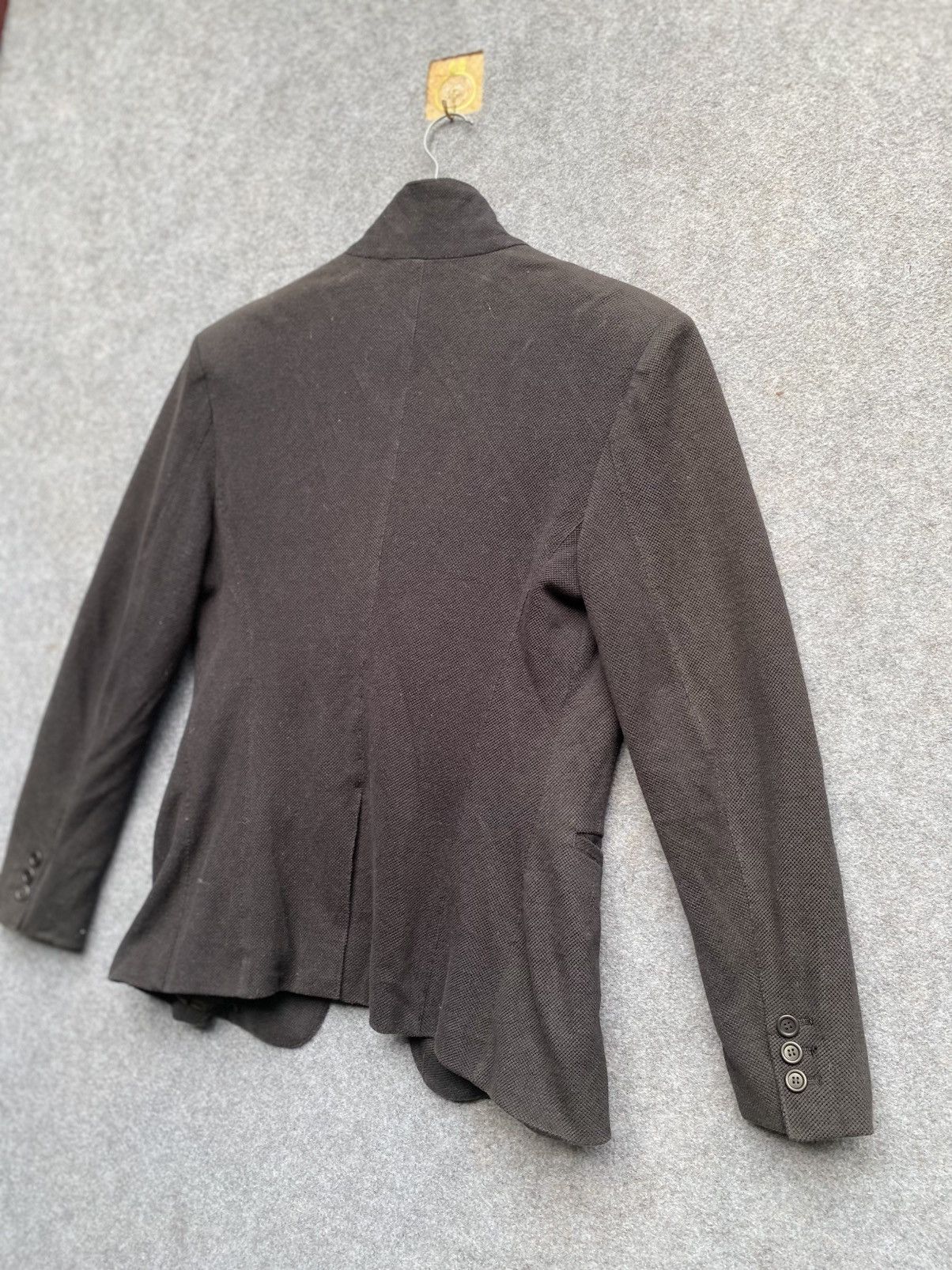 Yohji Yamamoto Yohji Yamamoto "The Ginza Story" Shawl Collar Knit Blazer Size S / US 4 / IT 40 - 10 Thumbnail