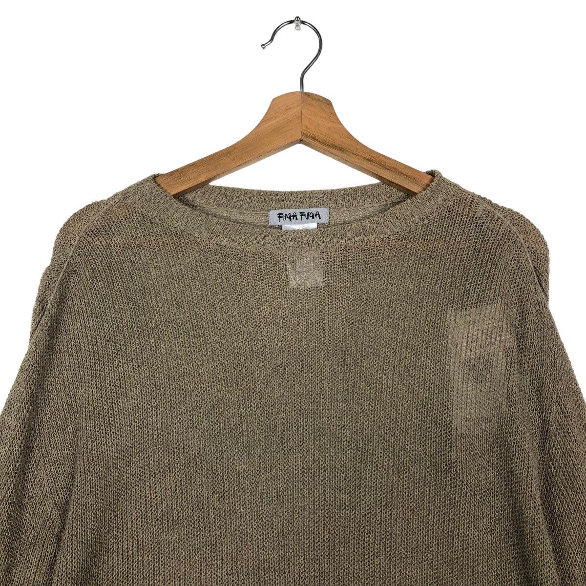 Beauty Beast 🔥Vintage Distressed Knit Sweatshirt Fuga Fuga Issey Miyake Size US M / EU 48-50 / 2 - 2 Thumbnail