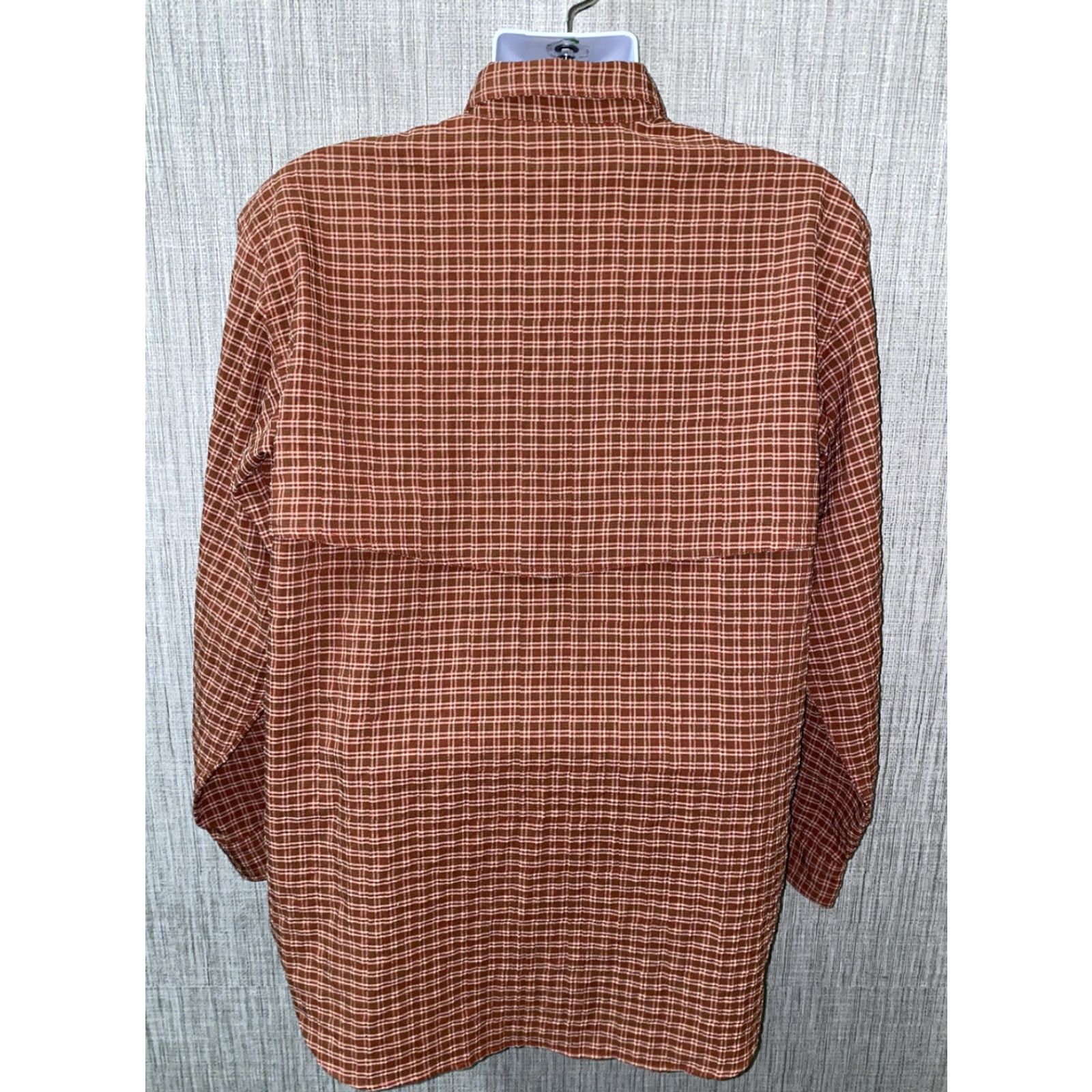 The North Face The North Face Mens Red/Brown Checkered Long Sleeve Button-Up Shirt M Size US M / EU 48-50 / 2 - 5 Thumbnail
