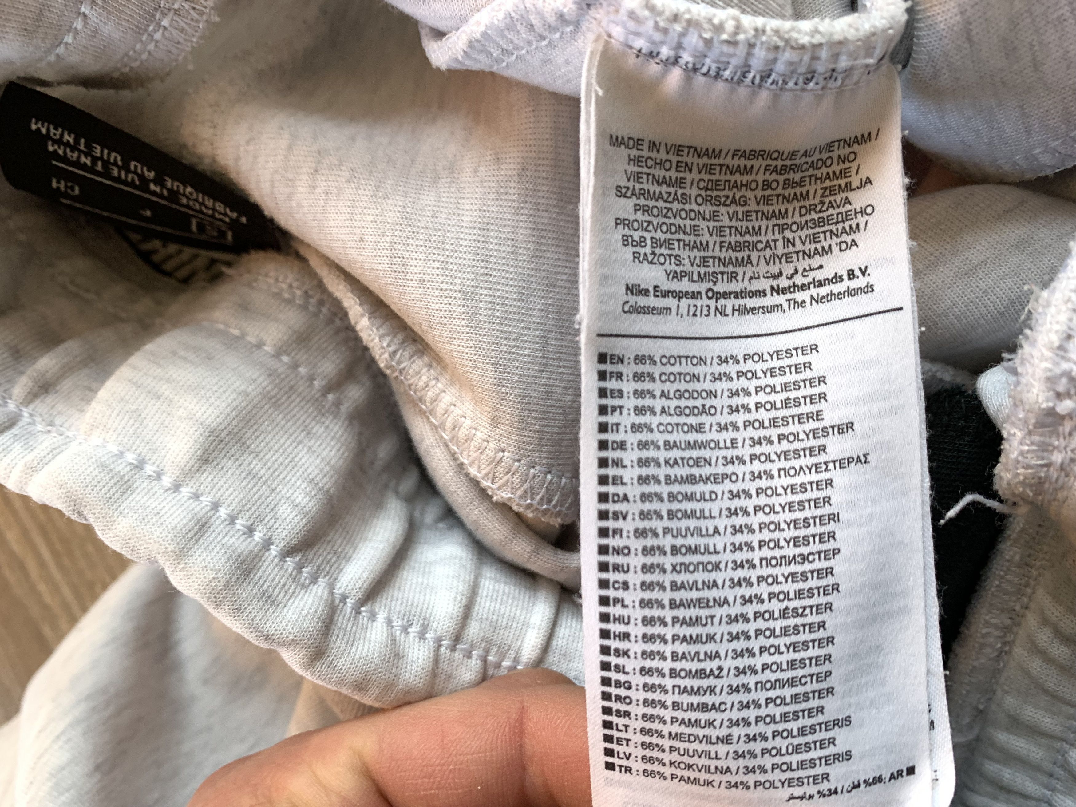 Nike × Vintage Nike Mens Tech Fleece White Jogger Pants Size US 30 / EU 46 - 8 Thumbnail