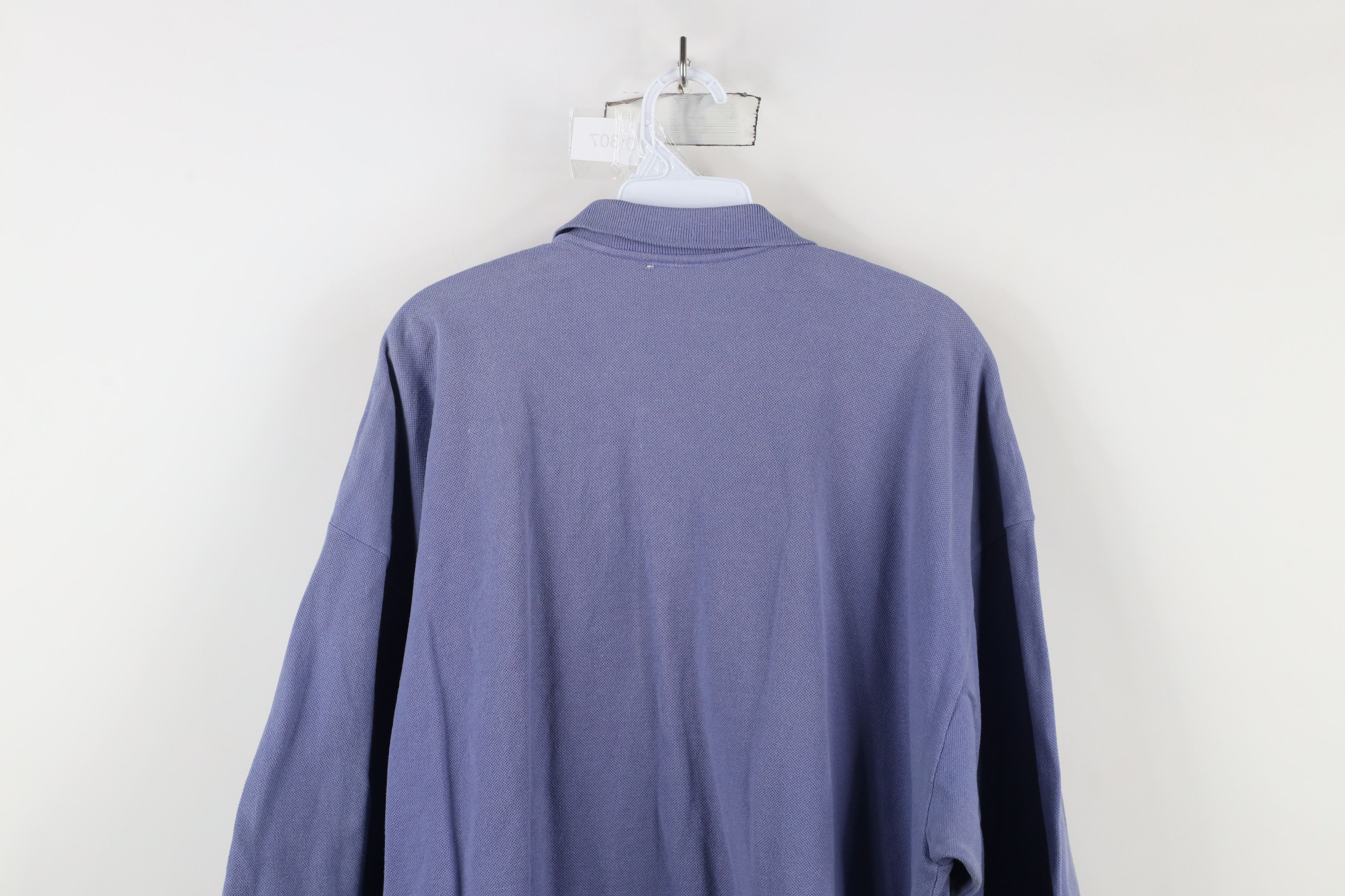 Vintage Vintage 90s Streetwear Bison Collared Polo Shirt Purple Size US XL / EU 56 / 4 - 13 Thumbnail