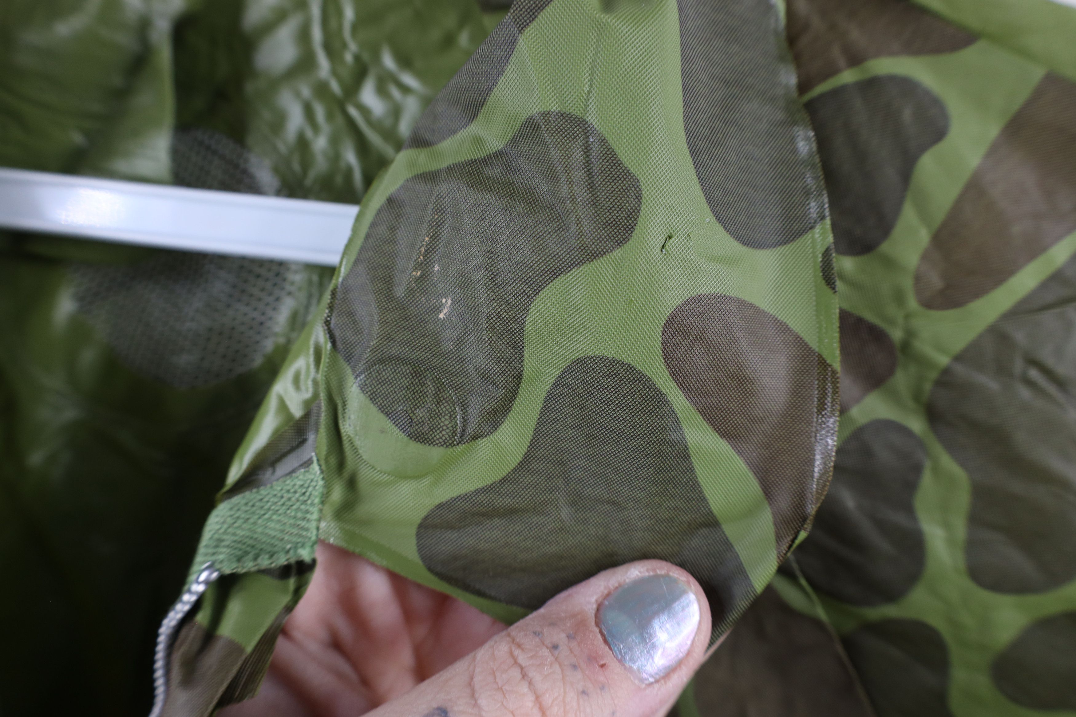 Vintage Vintage 70s Streetwear Frogskin Camouflage Rain Jacket Green Size US XL / EU 56 / 4 - 5 Thumbnail