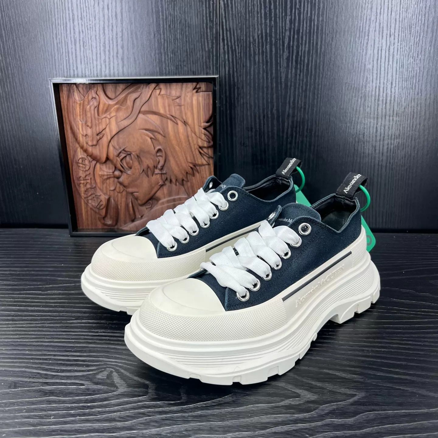 Alexander McQueen McQ black and white martin boots 37 Size US 6.5 / IT 36.5 - 1 Thumbnail