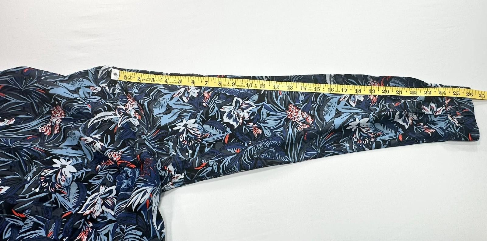 H&M H&M Relaxed Fit Floral Oxford Button Up Multicolor Mens L Size US L / EU 52-54 / 3 - 6 Thumbnail