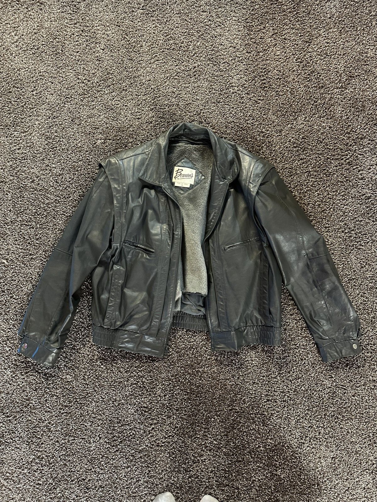 Vintage Vintage leather jacket Size US L / EU 52-54 / 3 - 1 Thumbnail