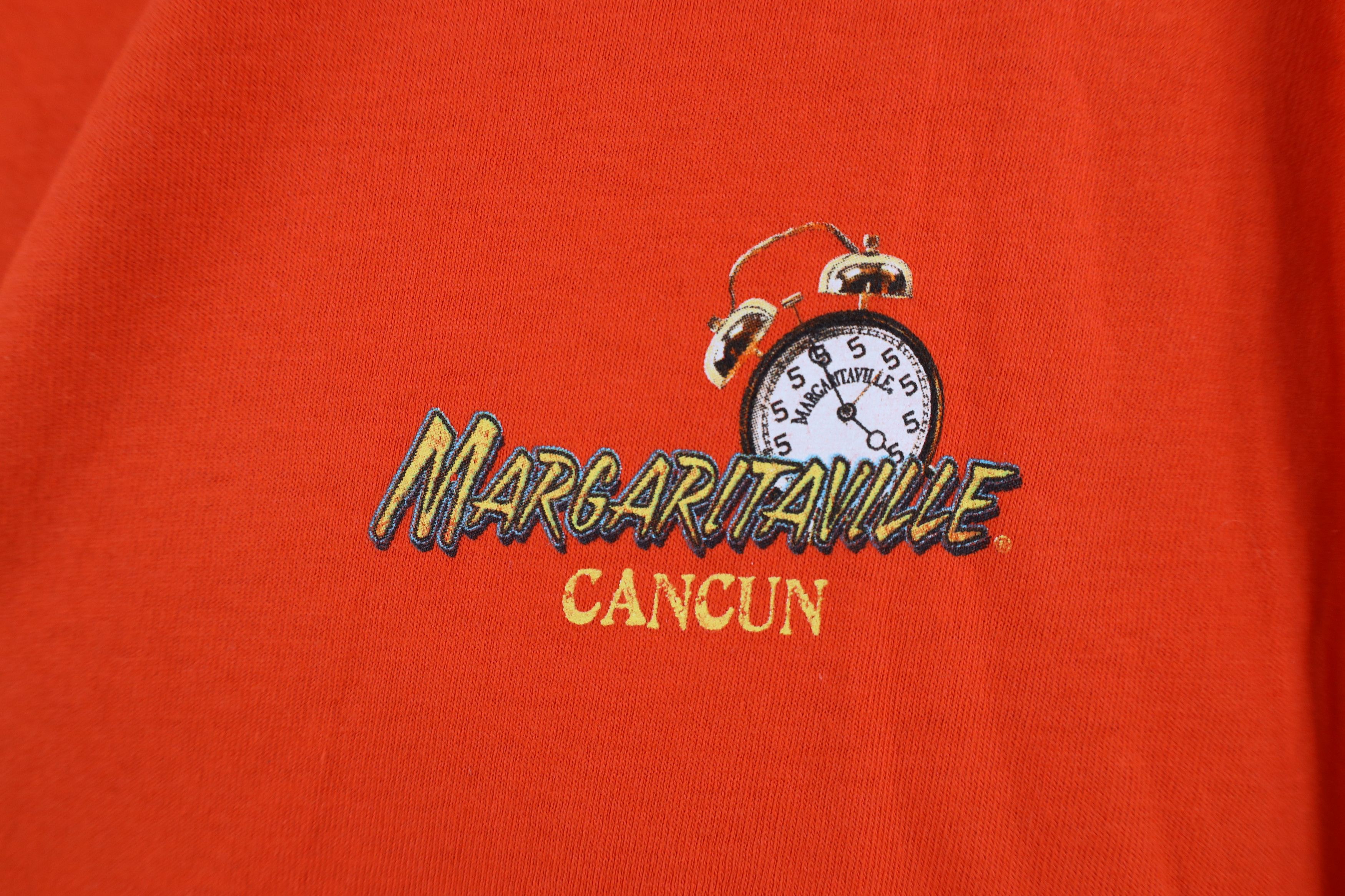 Vintage Deadstock Vintage Y2K Buffett Margaritaville Cancun T-Shirt Size US L / EU 52-54 / 3 - 4 Thumbnail