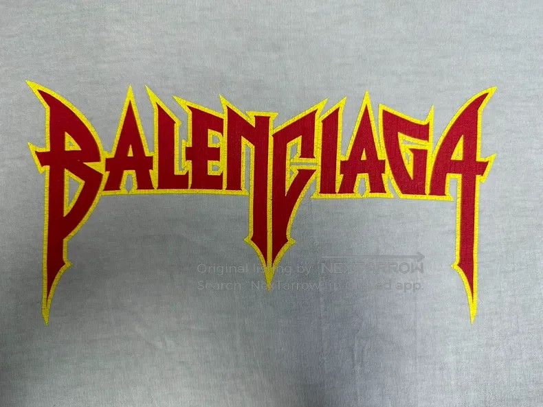 Balenciaga Balenciaga Lightning letter pattern printed crew-neck t-sh Size US M / EU 48-50 / 2 - 3 Thumbnail