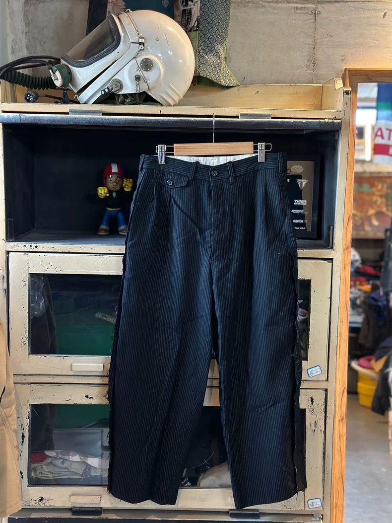 Yohji Yamamoto Yohji Yamamoto Pinstripe Trousers-2505 Size US 30 / EU 46 - 1 Thumbnail