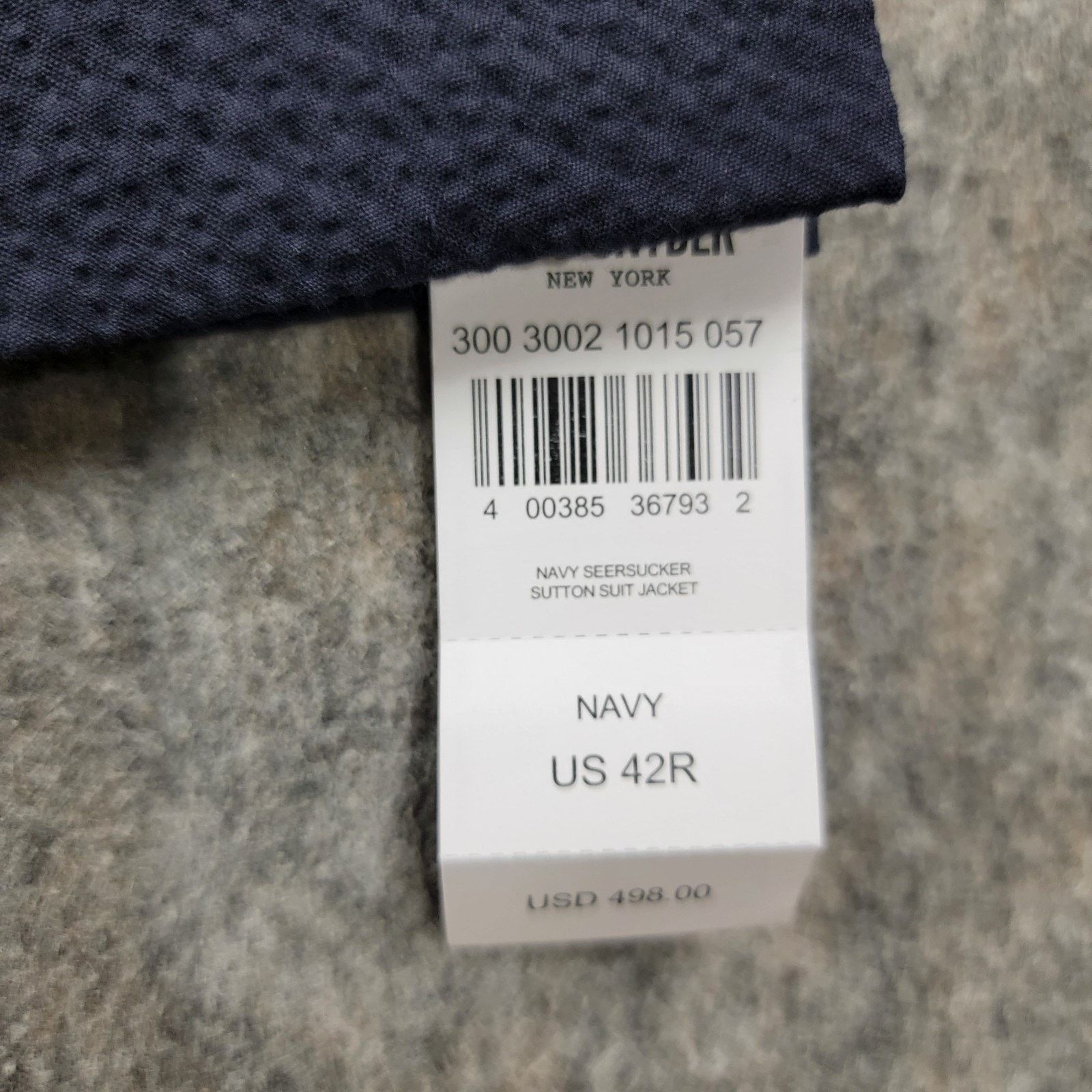 Todd Snyder Todd Snyder Seersucker Sutton Suit Jacket 42R NWT Size 42R - 14 Thumbnail