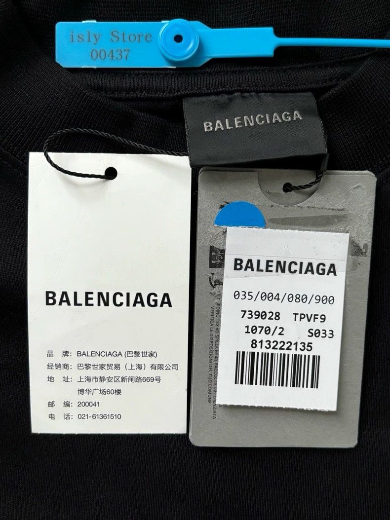 Balenciaga Balenciaga Special-shaped reverse logo short sleeve Size US L / EU 52-54 / 3 - 4 Thumbnail