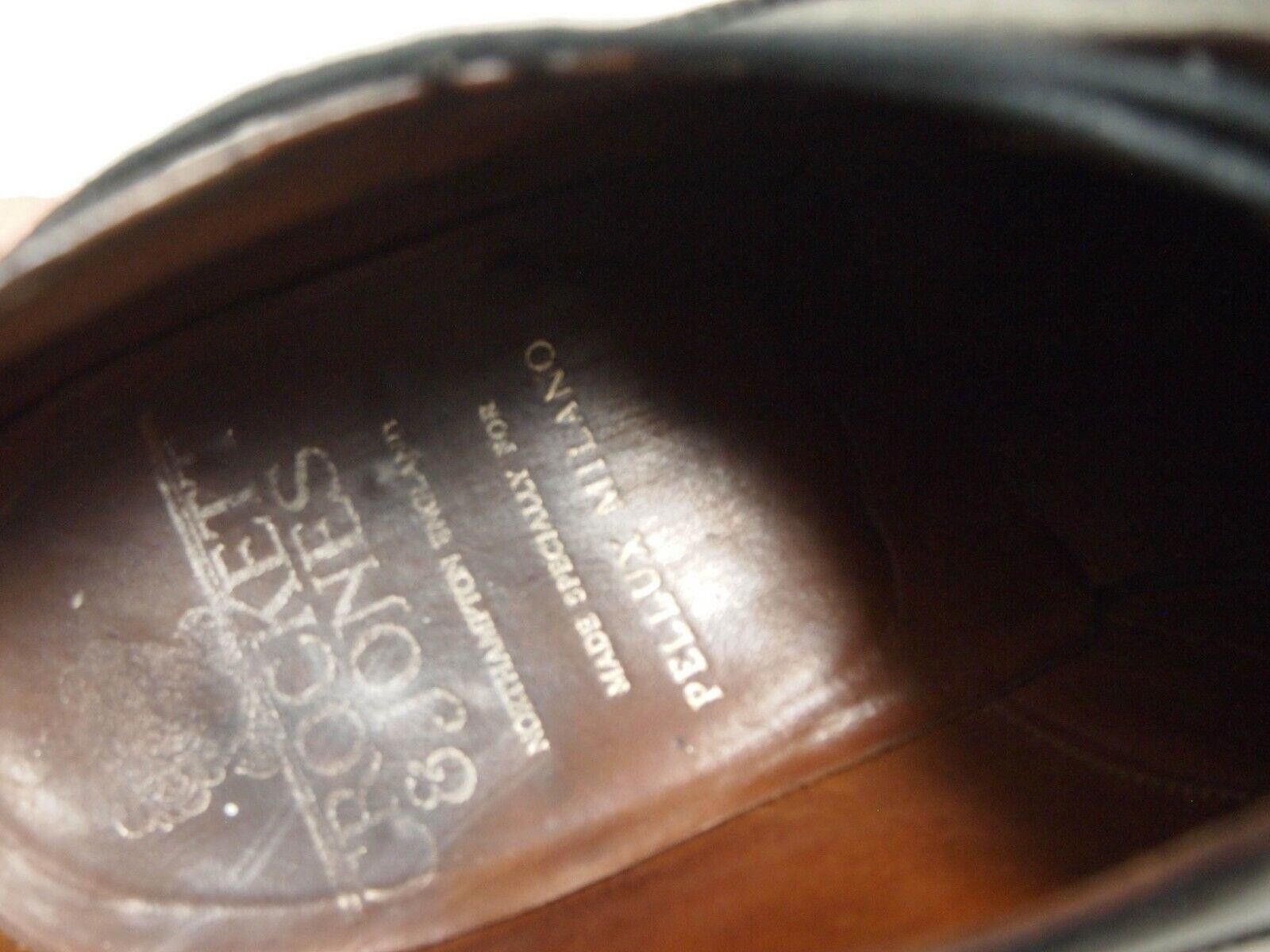 Crockett & Jones Crockett Jones Brogues Black Scotchgrain Leather US 9 EU 42 Size US 8 / EU 41 - 9 Thumbnail