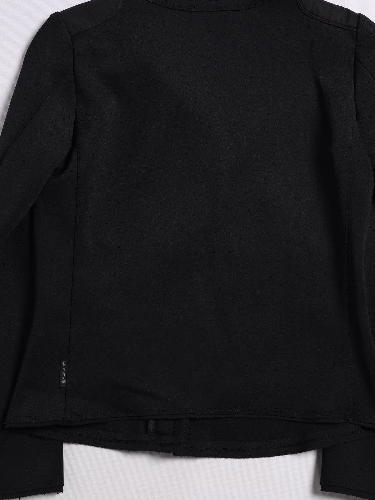 Moncler Moncler Biker Nylon Jacket Navy Crop Zip Size M / US 6-8 / IT 42-44 - 13 Thumbnail