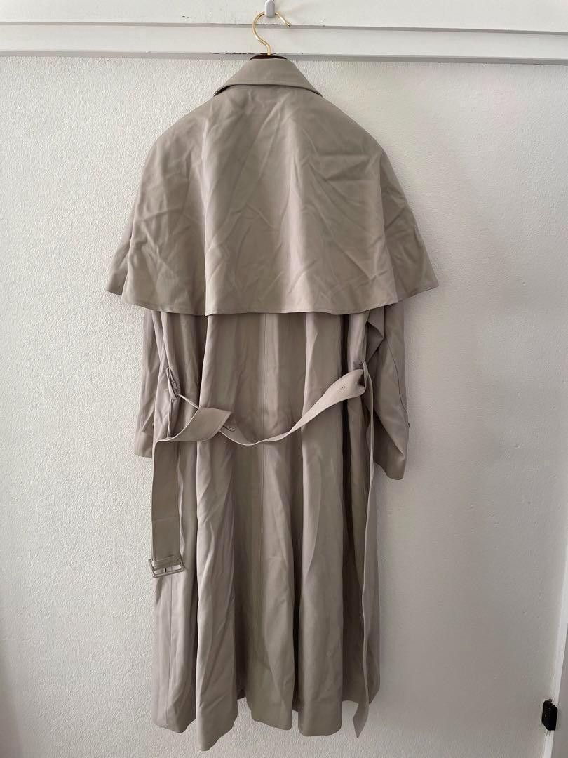 Yohji Yamamoto Yohji Yamamoto Wool Gabardine TrenchCoat Size US XXL / EU 58 / 5 - 3 Thumbnail
