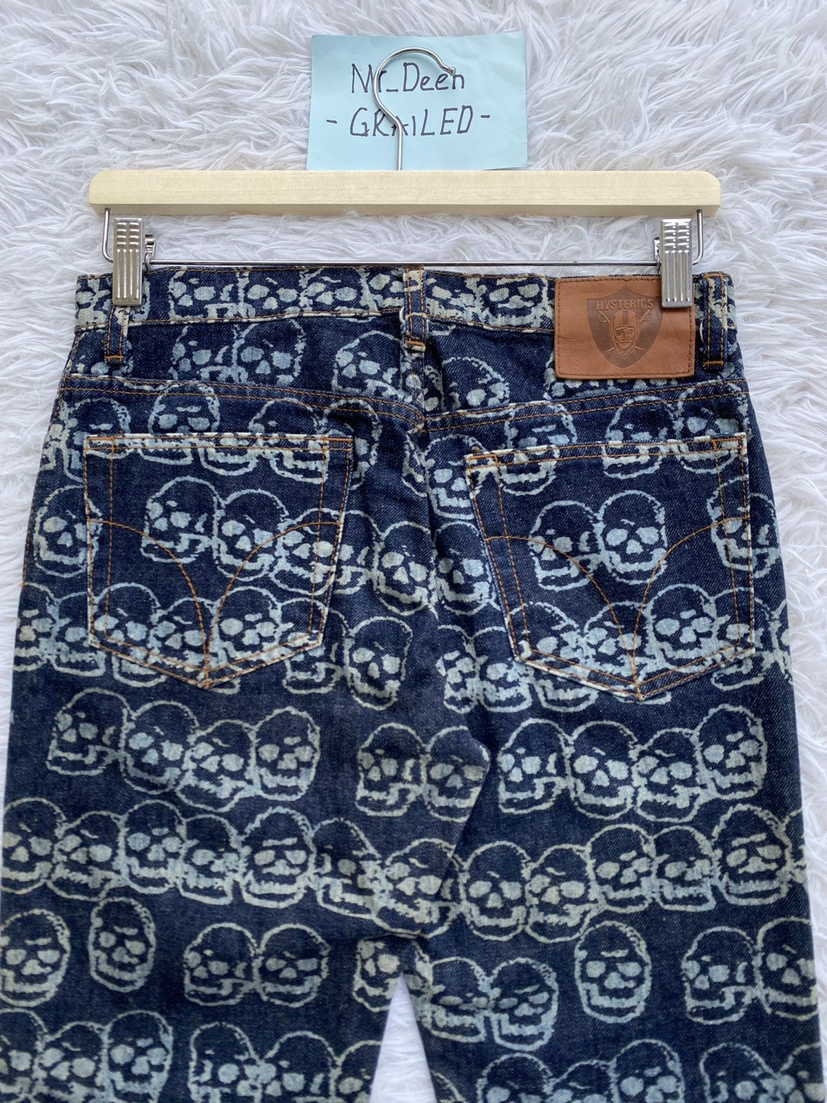 Hysteric Glamour Rare Vintage Hysteric Glamour Skulls All Over Jean/ Denim Size US 29 - 23 Thumbnail