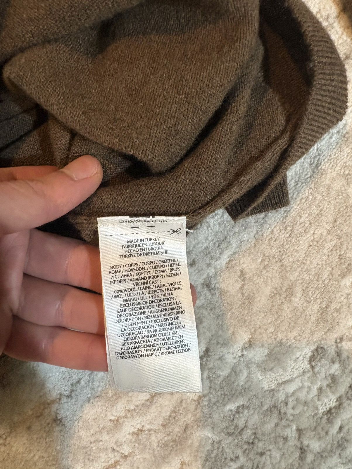 Polo Ralph Lauren Polo Ralph Lauren Wool Quarter Zip Size US XL / EU 56 / 4 - 7 Thumbnail