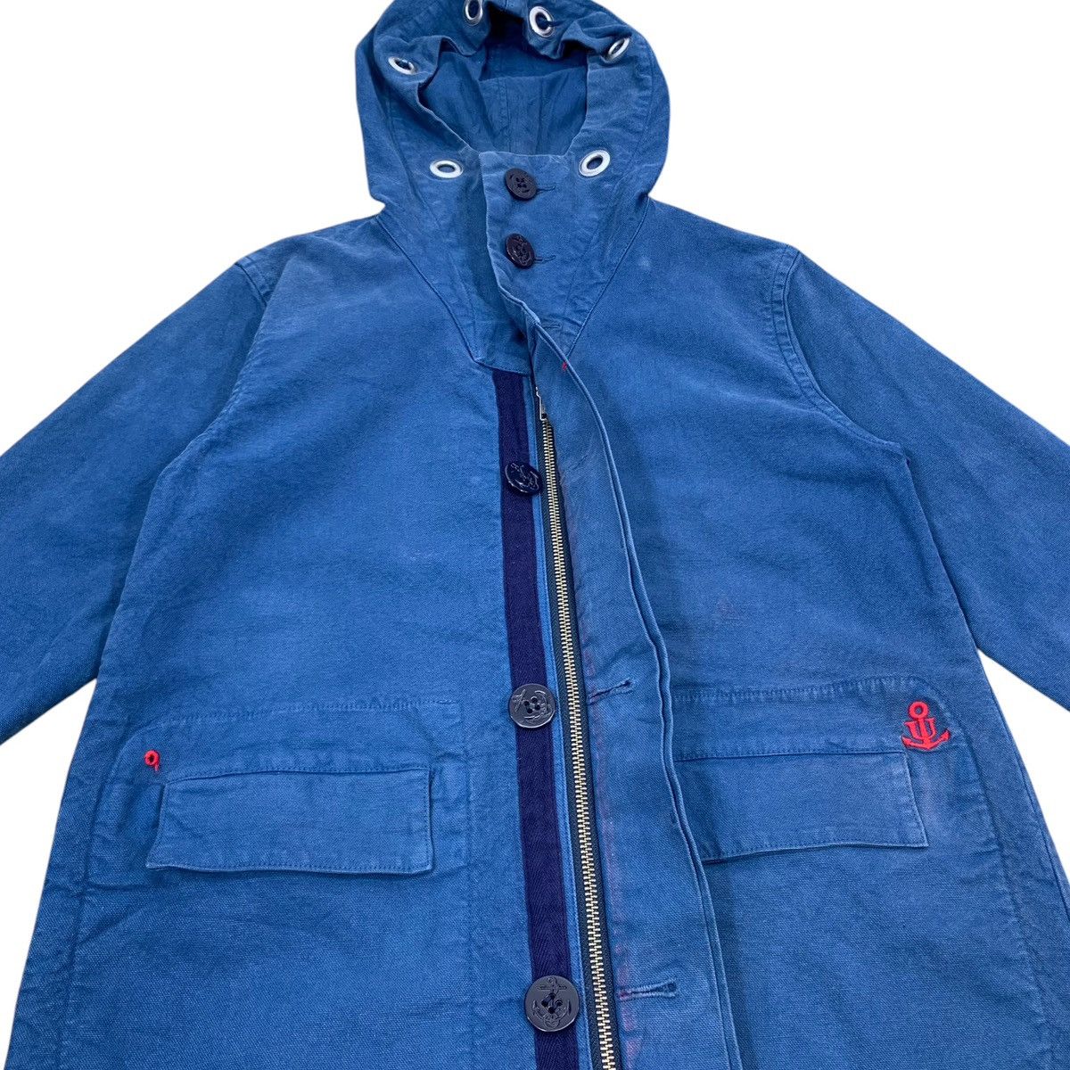 45rpm VINTAGE OCEAN UNION WORKERS UNIFORM FROM GENERAL STORE Size US XS / EU 42 / 0 - 6 Thumbnail
