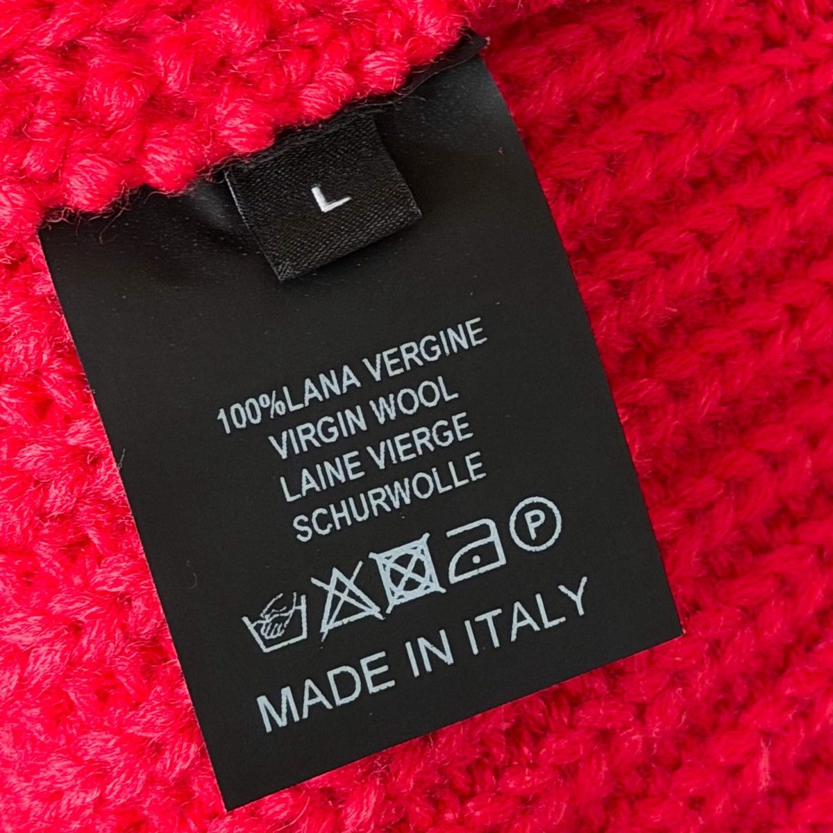 Raf Simons AW18 “Drugs” Oversized Wool Knit Elbow Patch Cardigan Size US XL / EU 56 / 4 - 6 Thumbnail