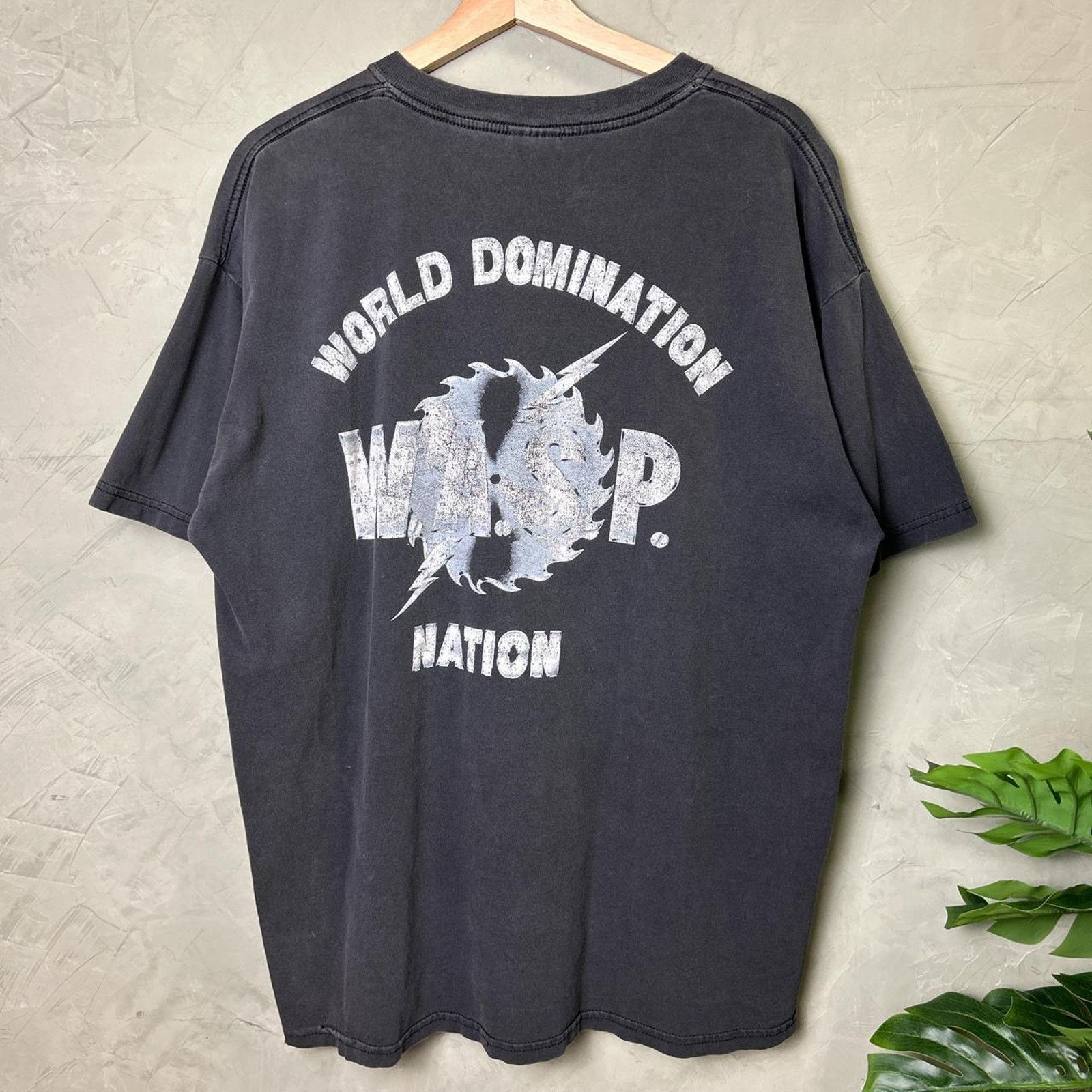 Gildan WASP Helldorado World Domination Faded Tee XL 90s Size US XL / EU 56 / 4 - 5 Thumbnail