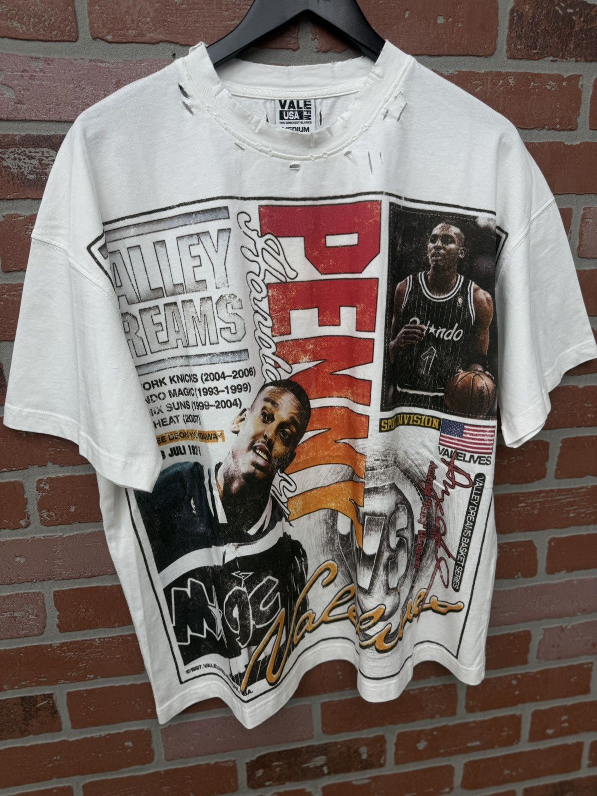 Vale Valley White Summer Tee Men’s Size M (NEW) Size US M / EU 48-50 / 2 - 2 Thumbnail