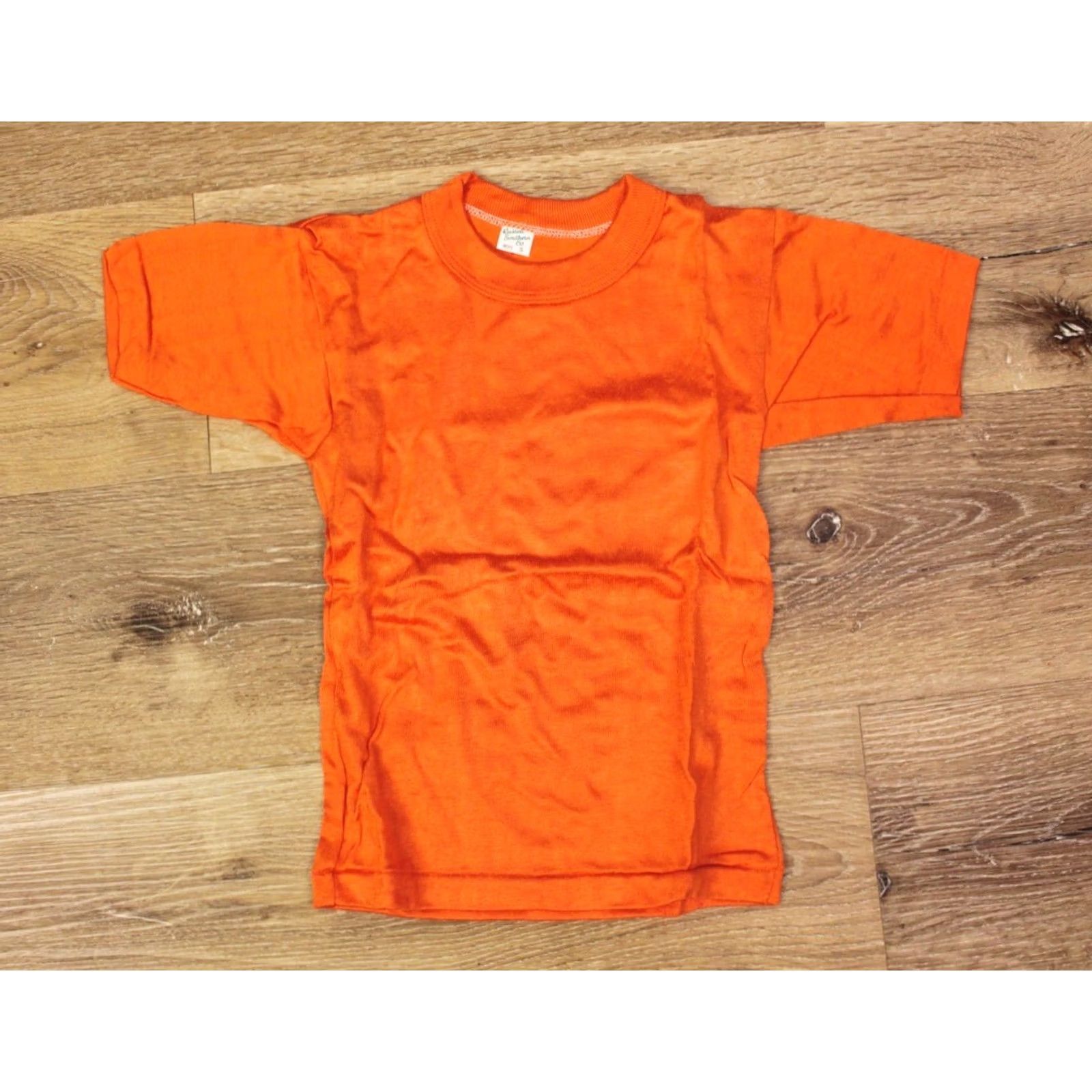 Vintage VTG 1960s Boy's Orange T Shirts Sz S Russell Southern Blank NOS Shirt Boys 60s Durene Size US S / EU 44-46 / 1 - 2 Thumbnail