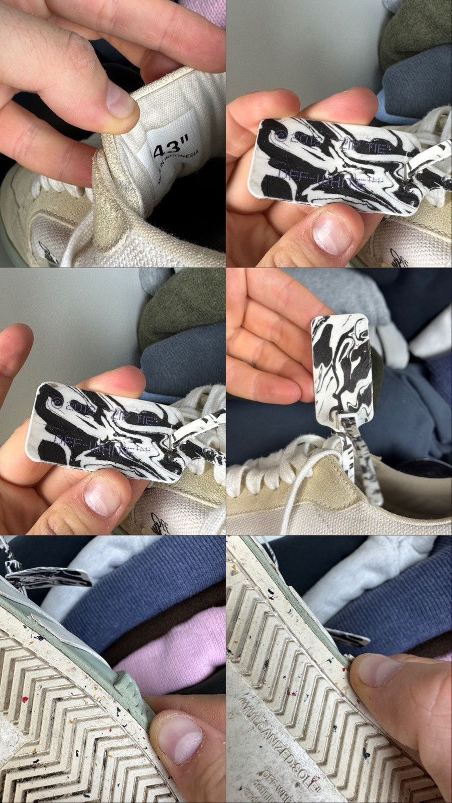 Off-White Off-White Low Vulcanized Sneakers Size 43 Size US 10 / EU 43 - 18 Thumbnail