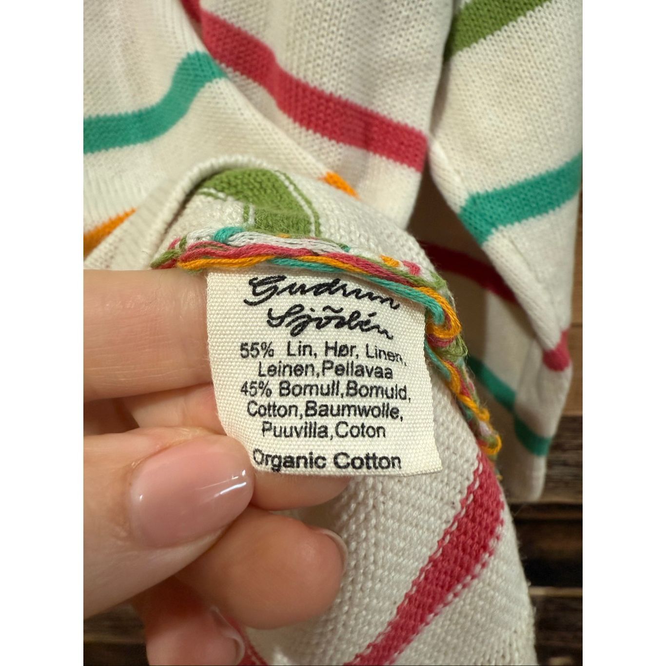 Guru Gudrun Sjoden lagenlook boho oversized sweater size Large Size L / US 10 / IT 46 - 2 Thumbnail