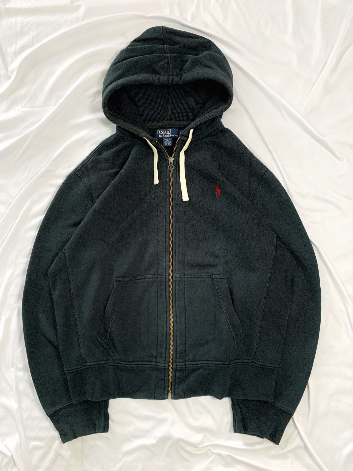 Ralph Lauren vintage zip polo ralph lauren hoodie bro Size US L / EU 52-54 / 3 - 1 Thumbnail