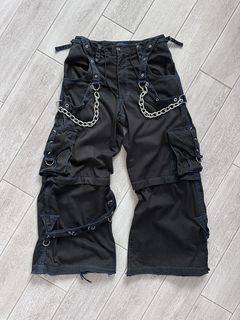 VTG Tripp NYC Purple Bondage Strap Chain Mall Goth Pants Size 11 US -   Canada