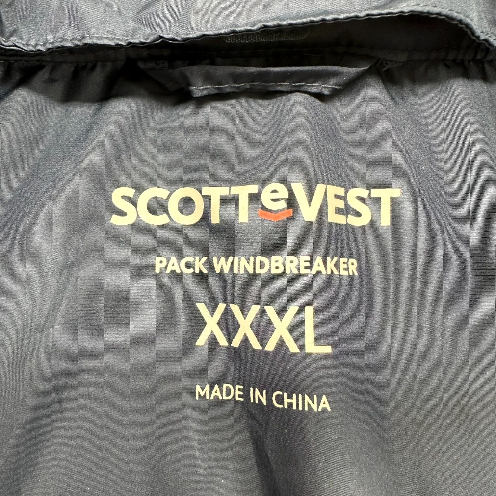 Vintage VINTAGE SCOTTeVEST Jacket Men 3XL Windbreaker Full Zip Hooded Lined Polyester Blue 90s Size US XXL / EU 58 / 5 - 7 Thumbnail