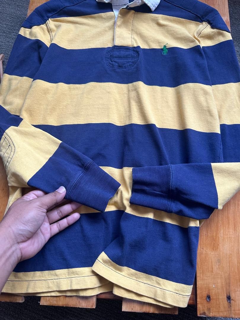 Polo Ralph Lauren × Rugby Ralph Lauren POLO RALPH LAUREN STRIPE RUGBY SHIRT Size US M / EU 48-50 / 2 - 3 Thumbnail