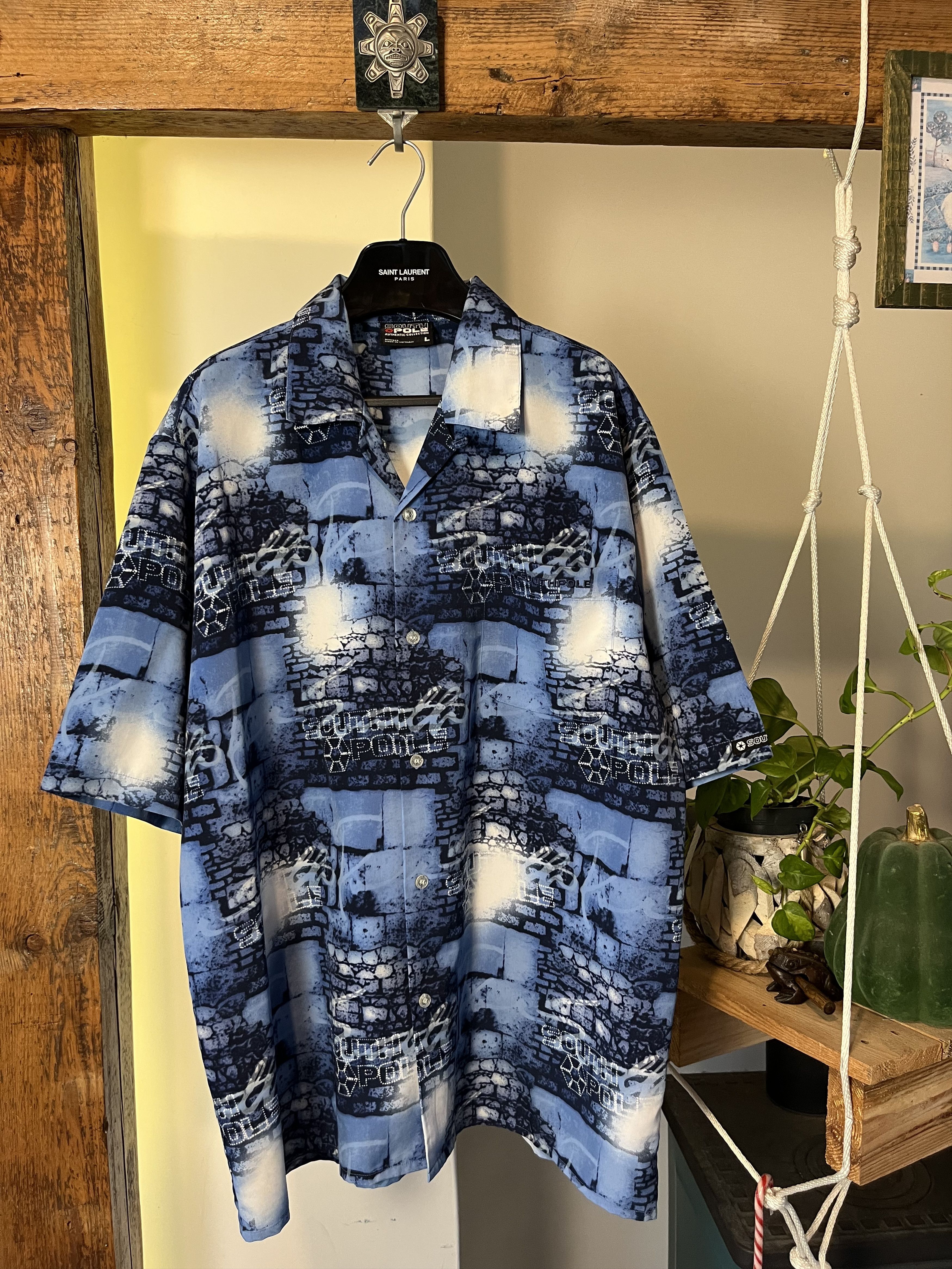 Rap Tees × Southpole × Vintage Vintage 90s y2k Southpole Rap Hip Hop Oversized Crazy Shirt Size US L / EU 52-54 / 3 - 1 Thumbnail