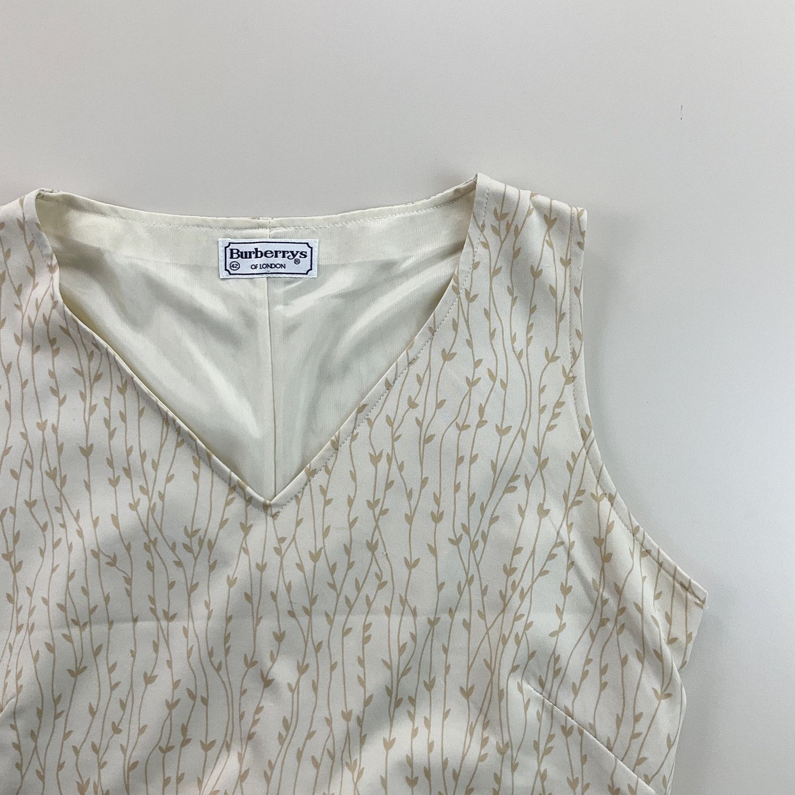 Burberry Vintage Burberry 90s Dress - Women Large Designer item Size L / US 10 / IT 46 - 5 Thumbnail