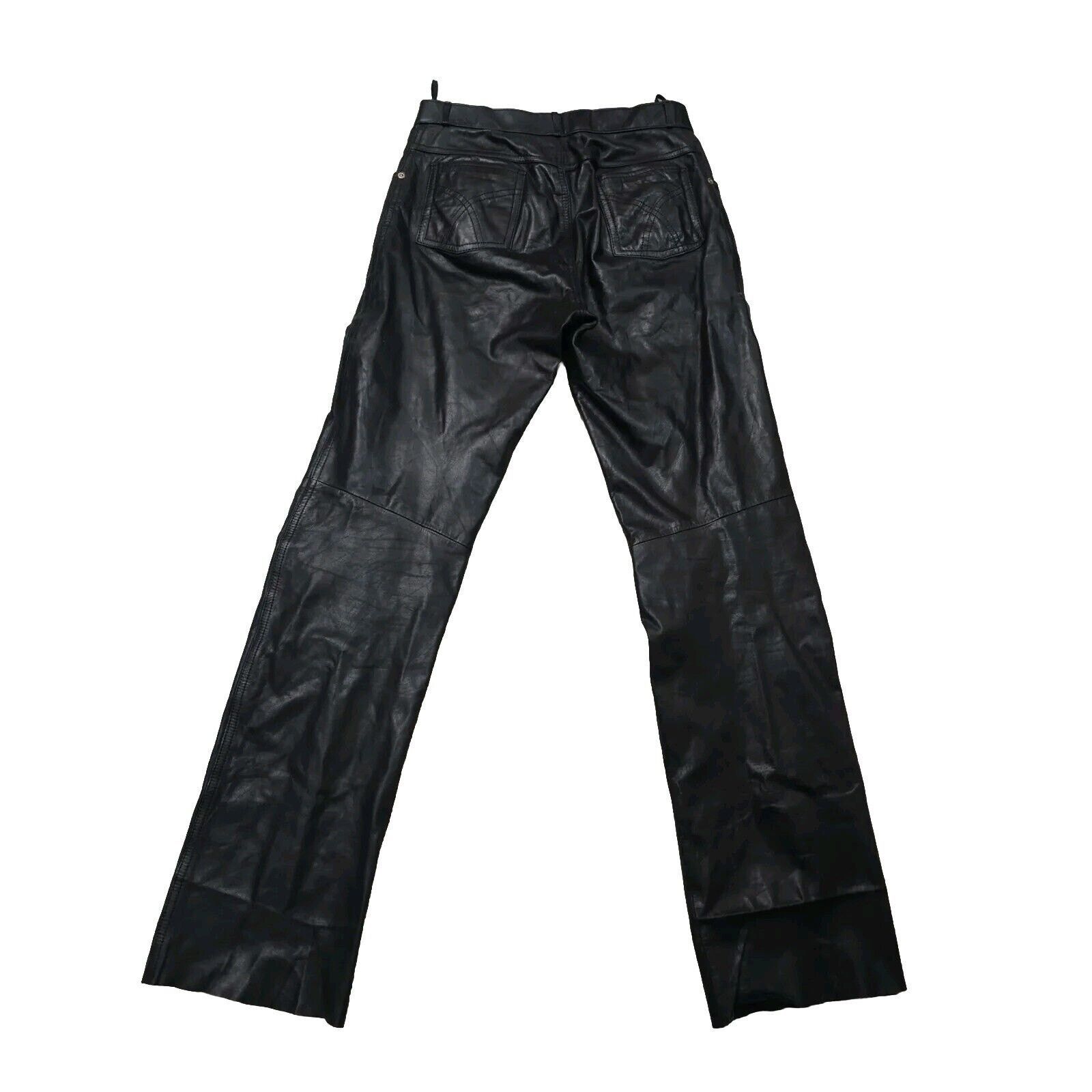 Wilsons Leather Wilsons Suede & Leather Y2K VTG 90s Genuine Leather 31 W 28 Size 31" - 4 Thumbnail