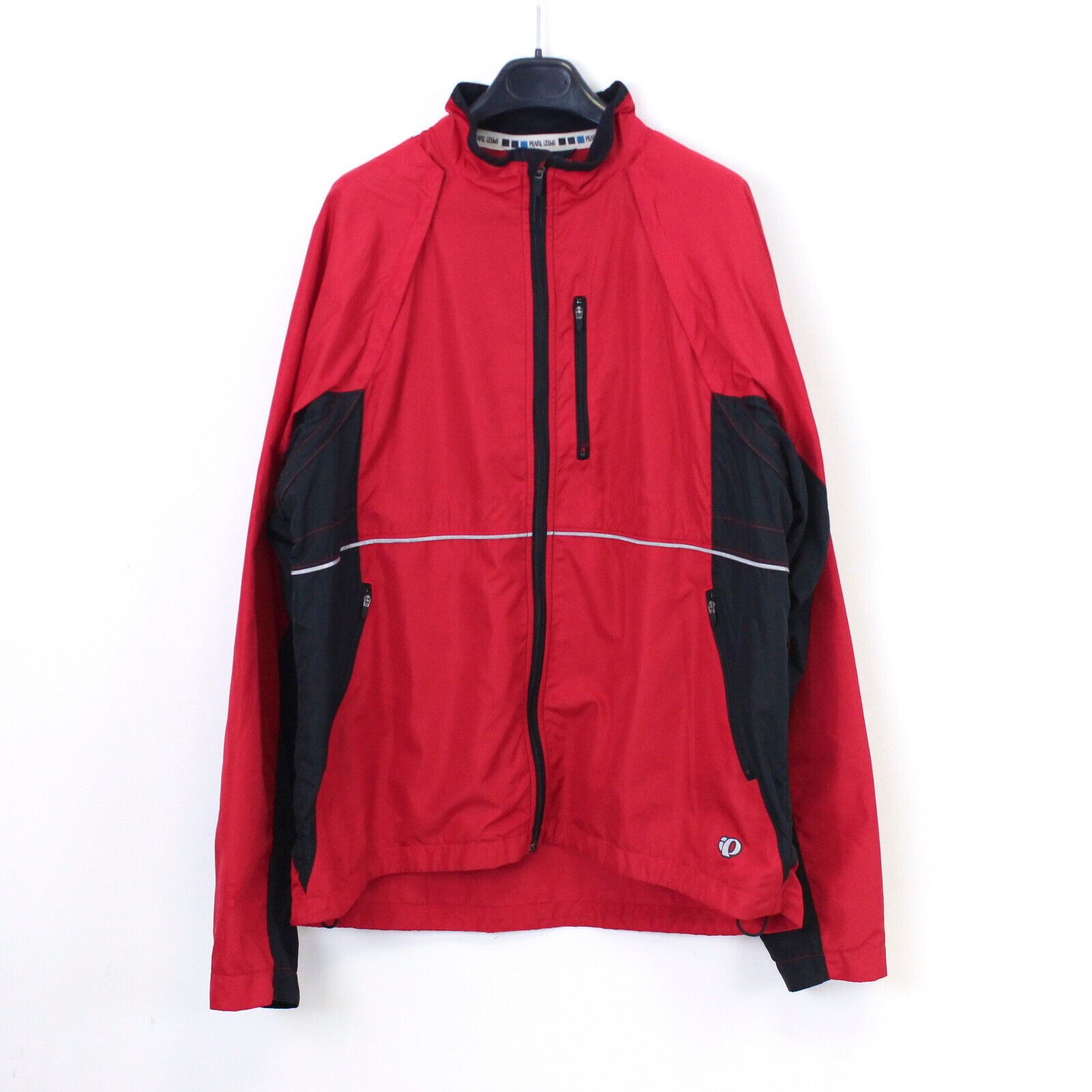 Image of Cycle x Pearl Izumi Men XL 2In1 Packable Jacket + Gilet Biking Windbreaker Top in Red