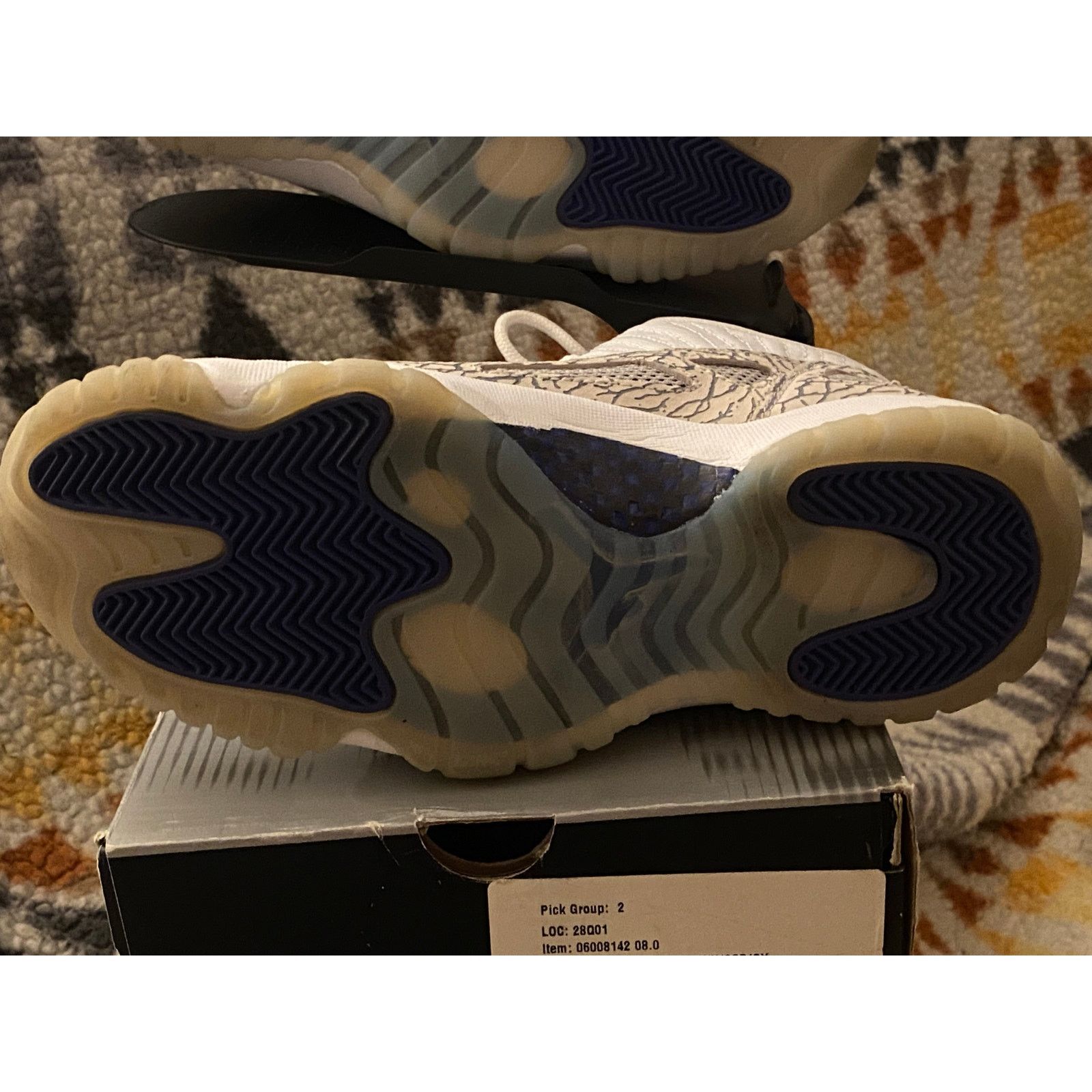Jordan Brand Air Jordan 11 Retro Low IE 'Cobalt' 2003 Size US 8 / EU 41 - 4 Thumbnail