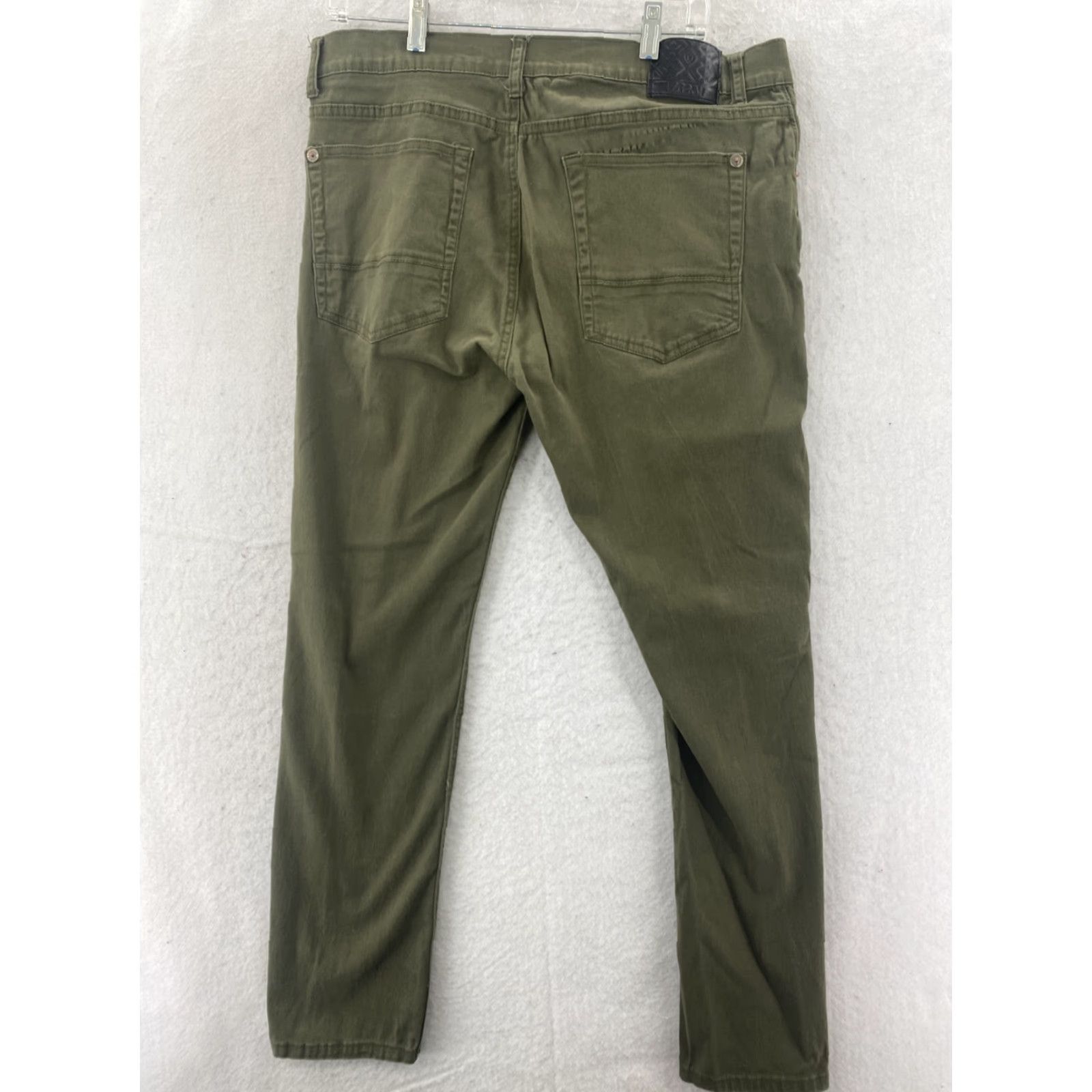 Vintage Kaalu Pants Men's 38×30 Cotton spandex Blend Olive Green Tapered Leg Size US 38 / EU 54 - 5 Thumbnail