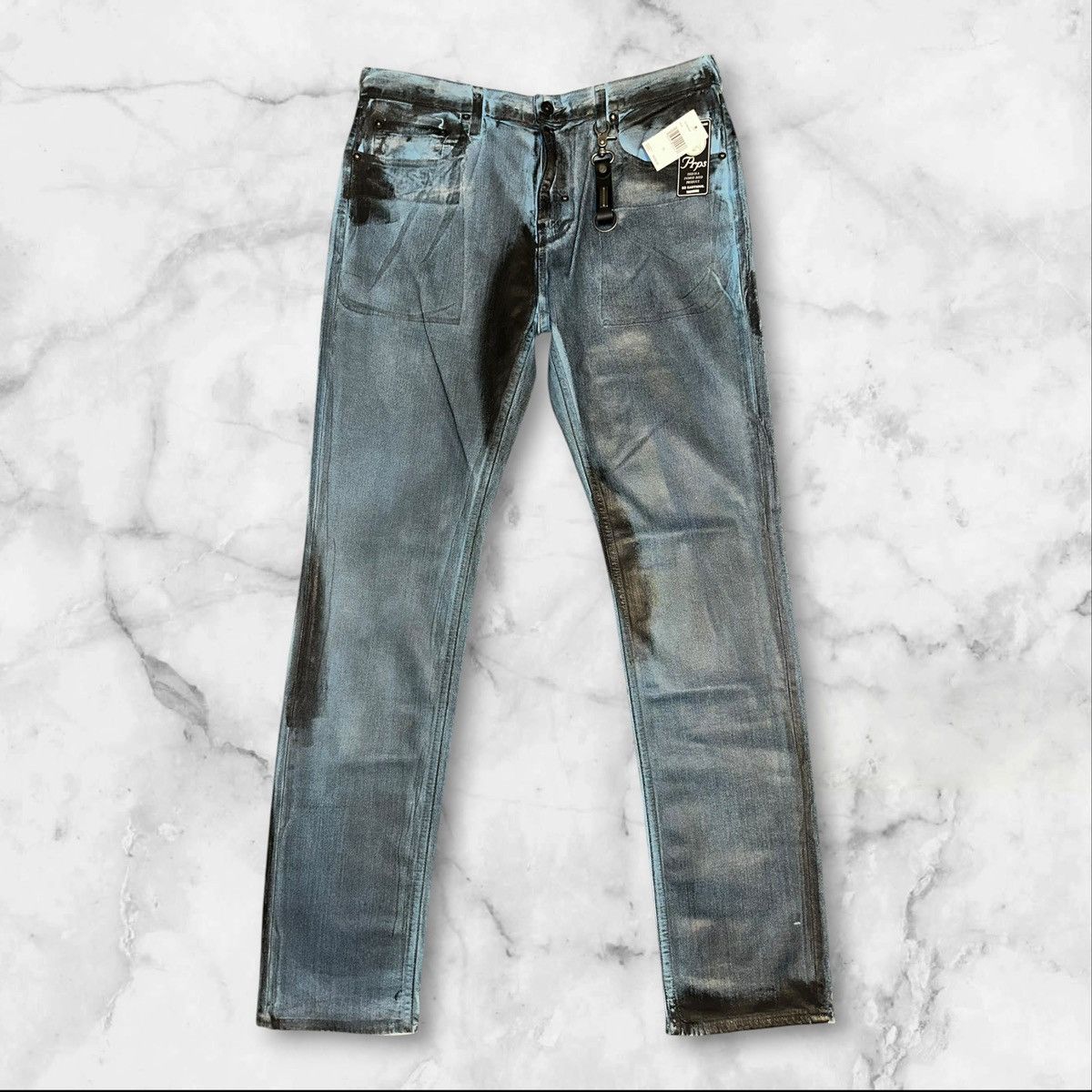 Prps Prps Waxed Jeans Size US 33 - 1 Thumbnail
