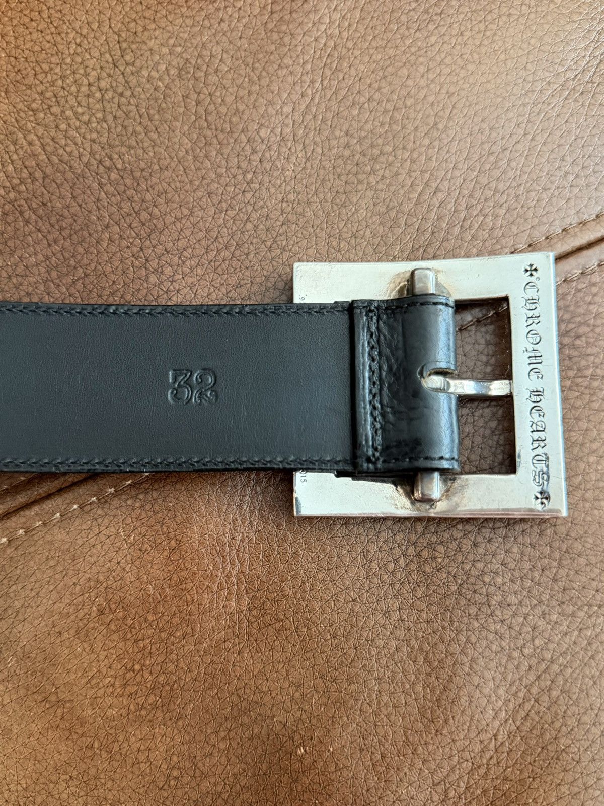Chrome Hearts Chrome Hearts Pyramid Plus Square Buckle Belt Size 32 Size 32 - 11 Thumbnail