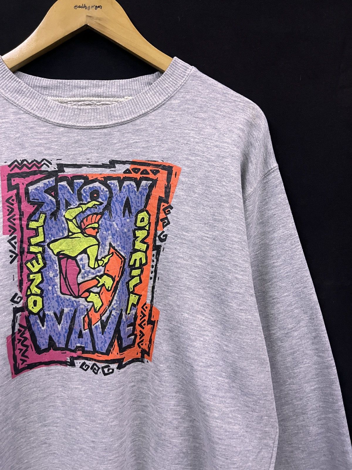 O'Neill VINTAGE ONIELL SWEATSHIRT SURFING Size US L / EU 52-54 / 3 - 2 Thumbnail