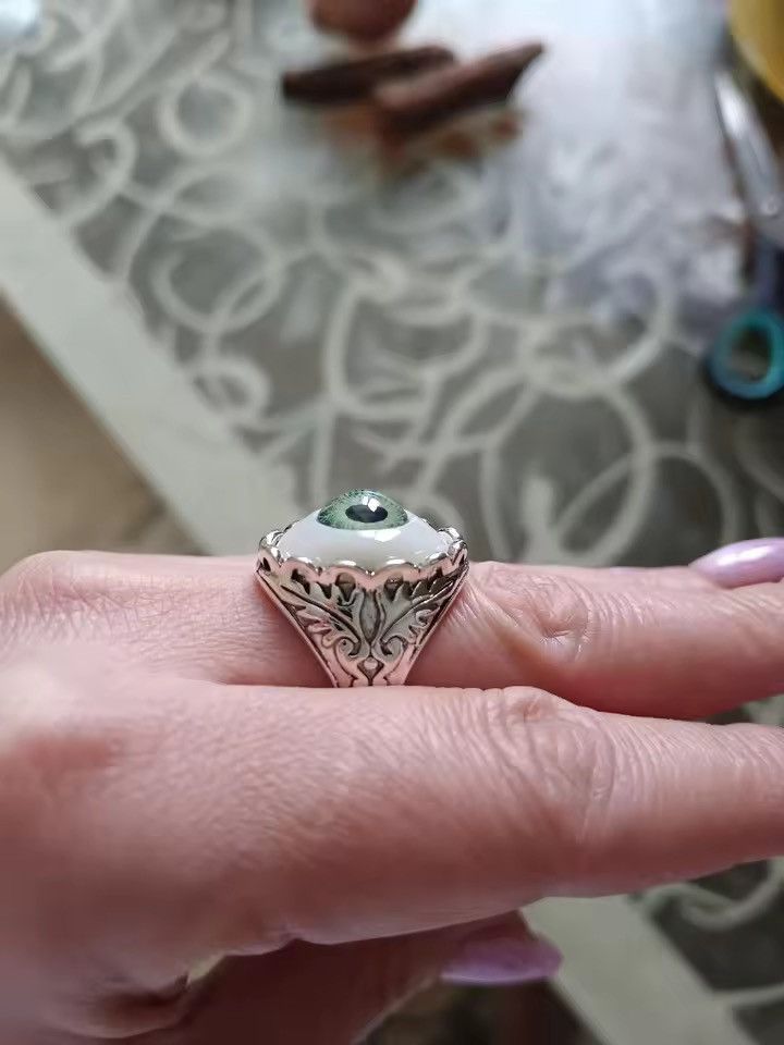 Japanese Brand Eye Ring Size 6-13 Size ONE SIZE - 3 Thumbnail
