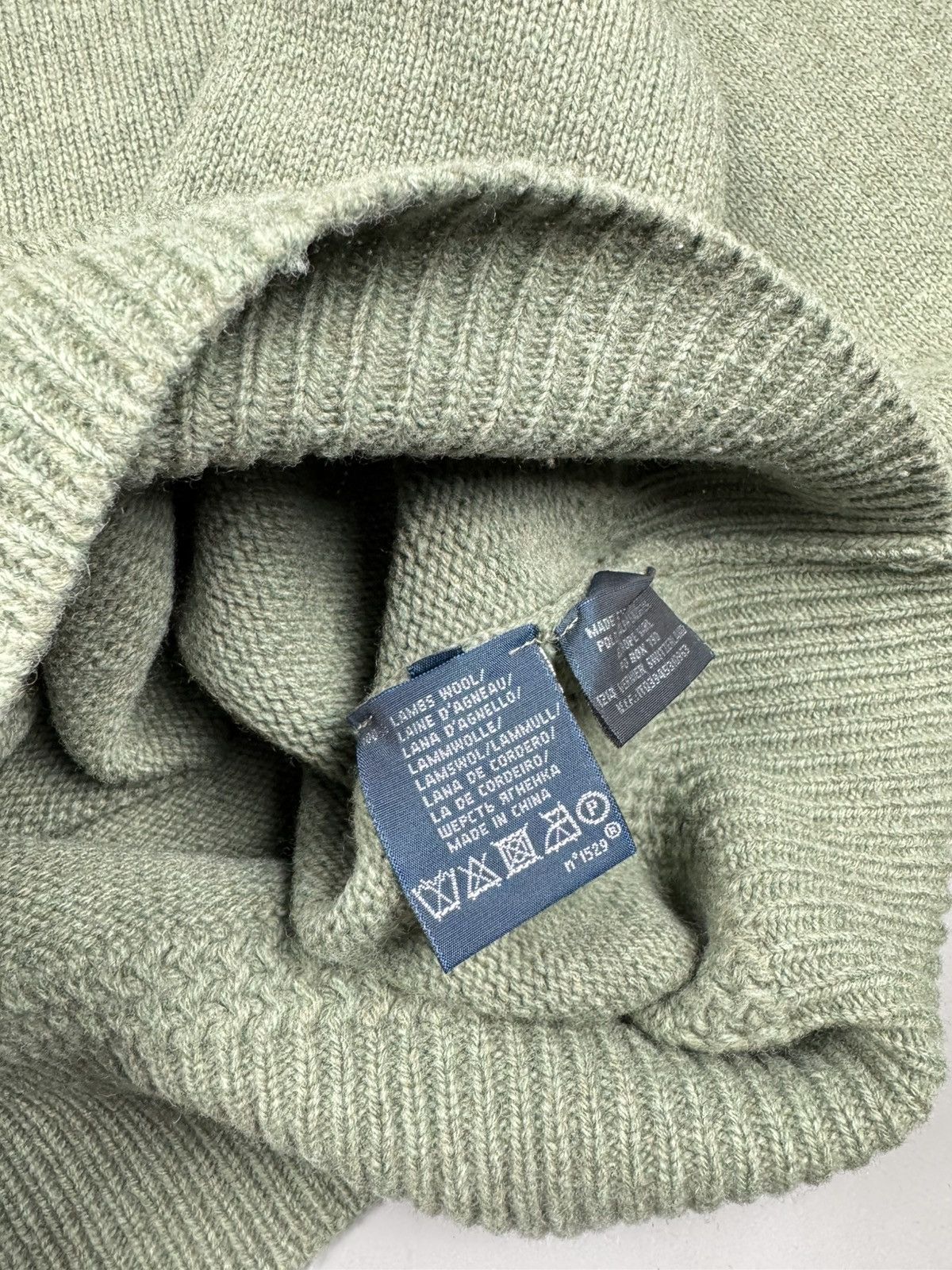 Polo Ralph Lauren Polo Ralph lauren vintage zip lambswool sweater size Xl Size US L / EU 52-54 / 3 - 6 Thumbnail