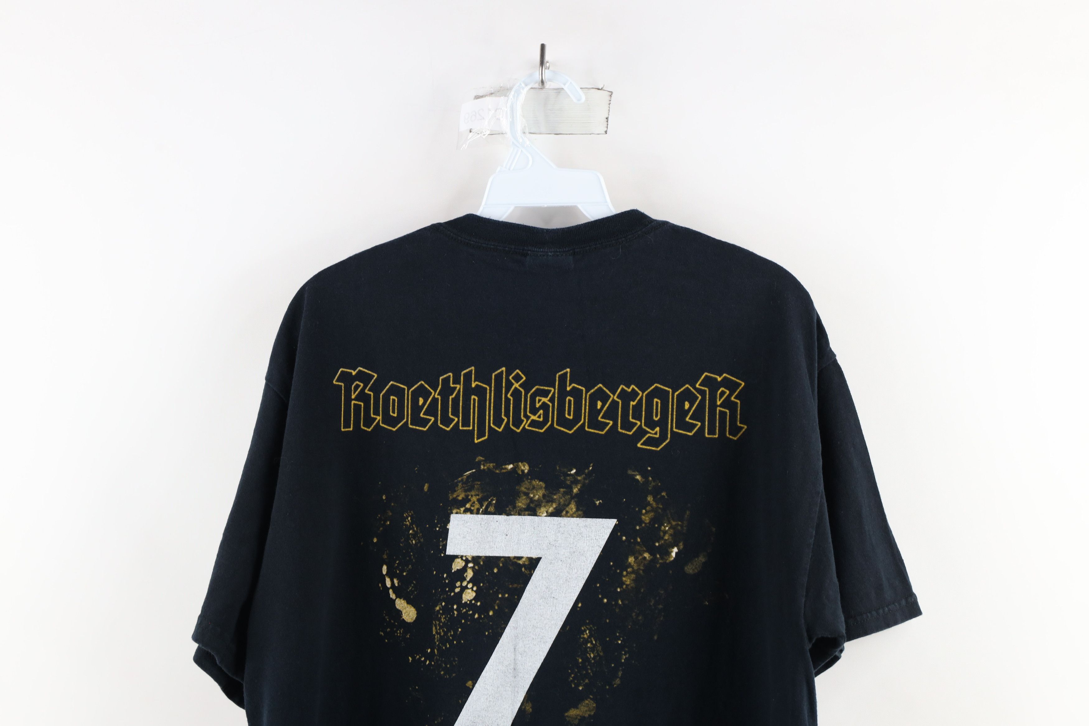 Vintage Vintage Y2K Ben Roethlisberger Pittsburgh Football T-Shirt Size US L / EU 52-54 / 3 - 12 Thumbnail
