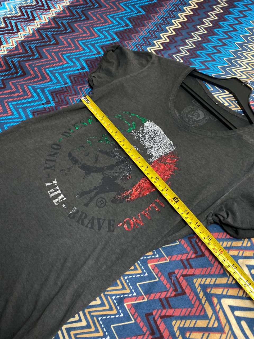 Diesel × Vintage 💎 Vintage Diesel Denim Division Logo Graphic T-shirt Size XS / US 0-2 / IT 36-38 - 14 Thumbnail