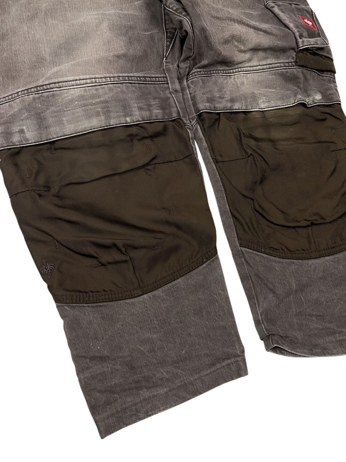 Stewart & Strauss × Vintage Vintage Engelbert Strauss Brown Washed Jeans Multi Pocket Size US 38 / EU 54 - 4 Thumbnail