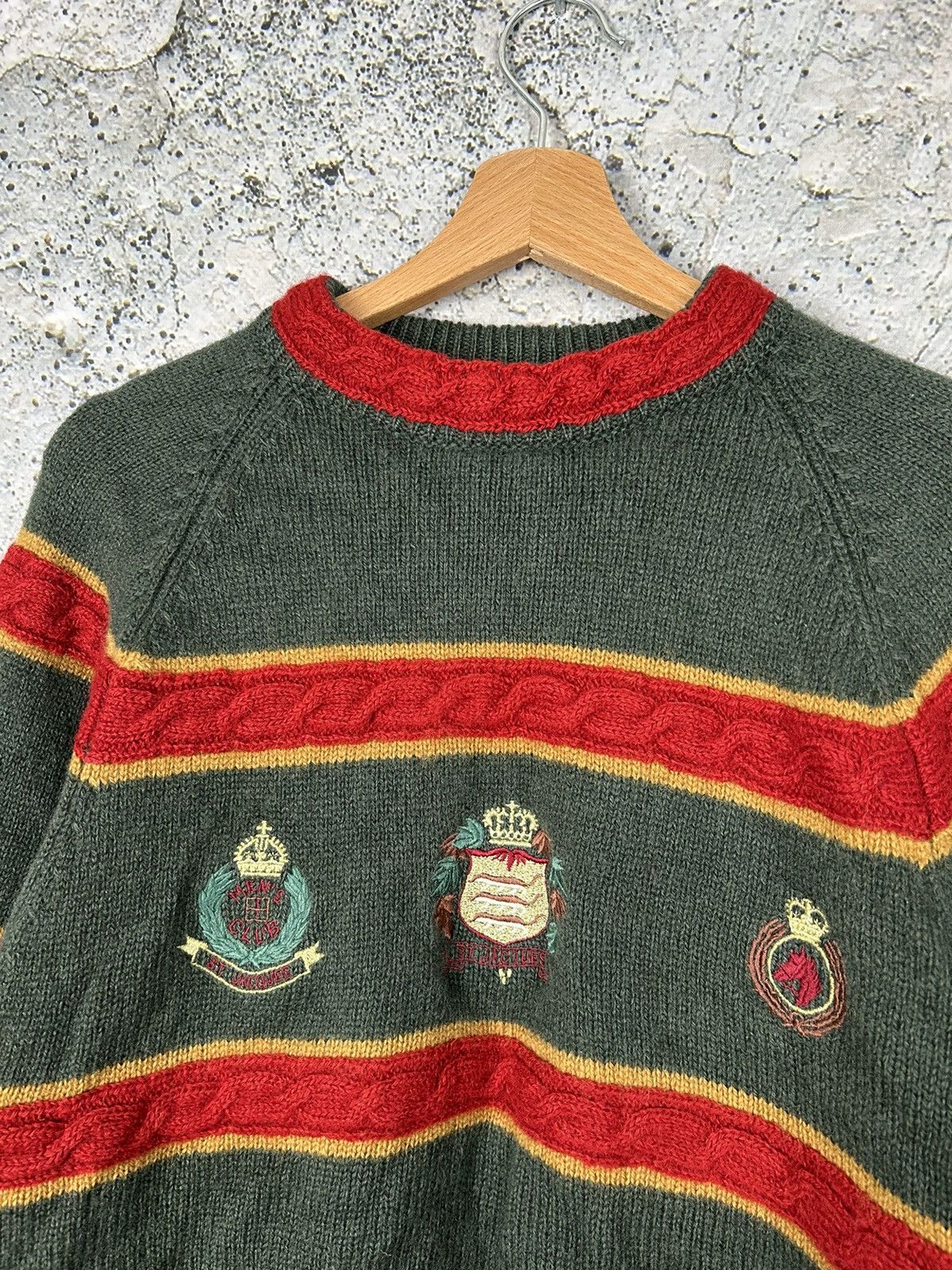Vintage Vintage 100% Shetlandwool Sweater 90s Rare Avantgarde Size US L / EU 52-54 / 3 - 3 Thumbnail